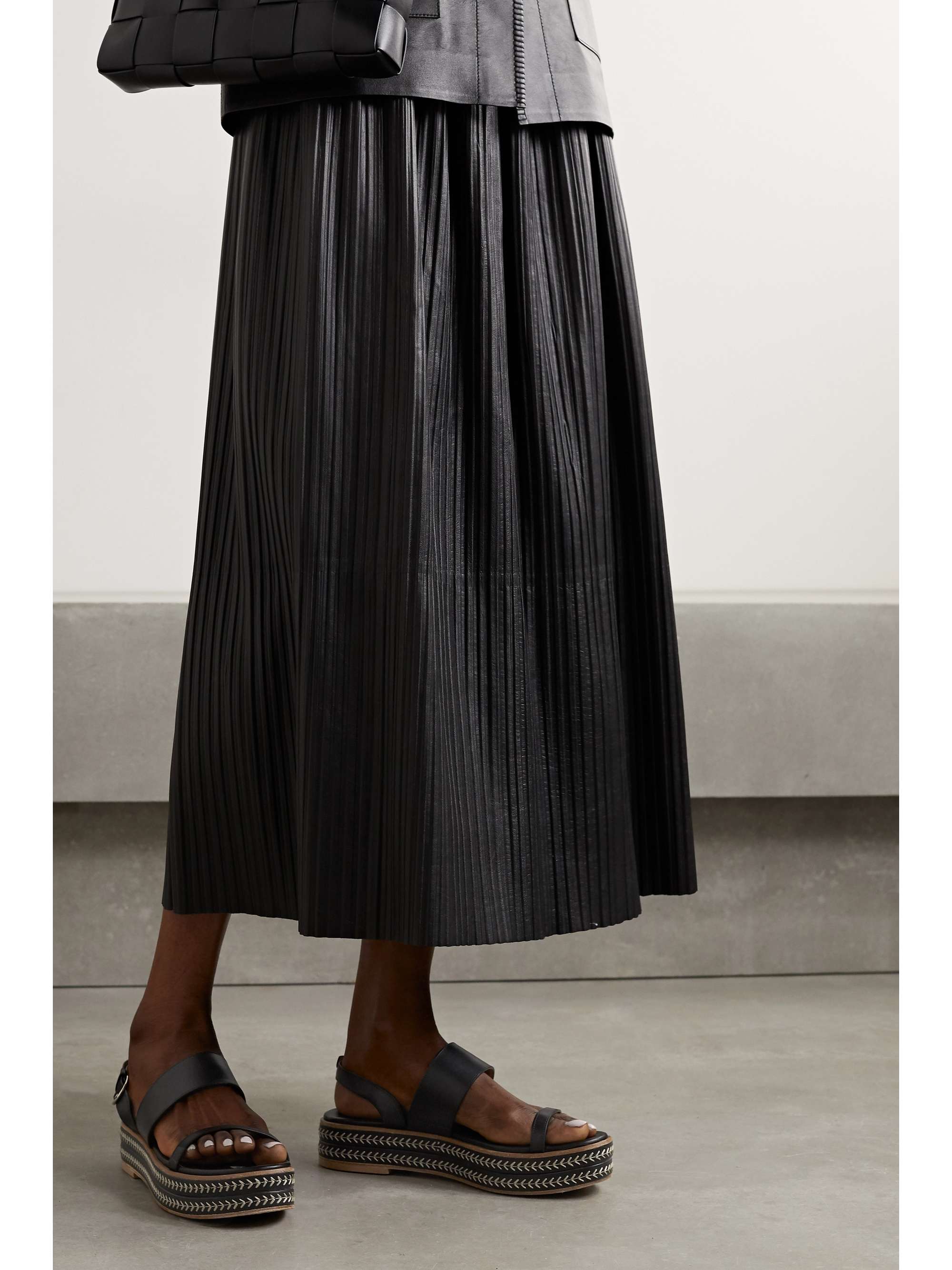 black slingback platform sandals