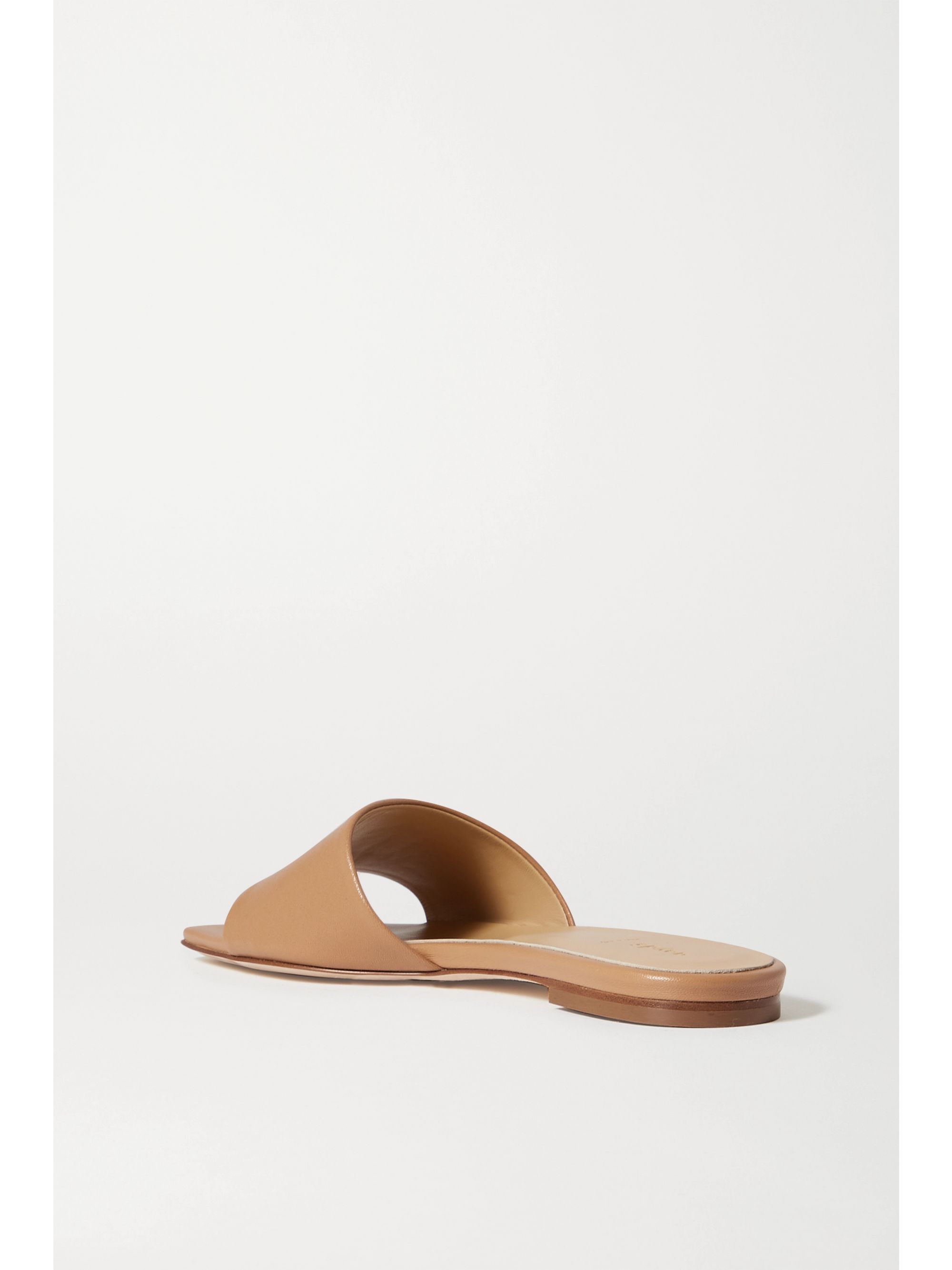 aeyde marina leather slides