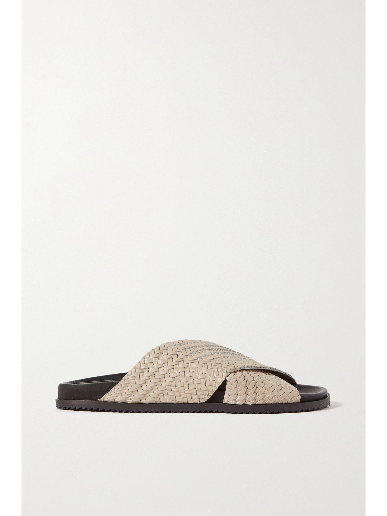 ST. AGNI + Net Sustain Arne Woven Leather Slides