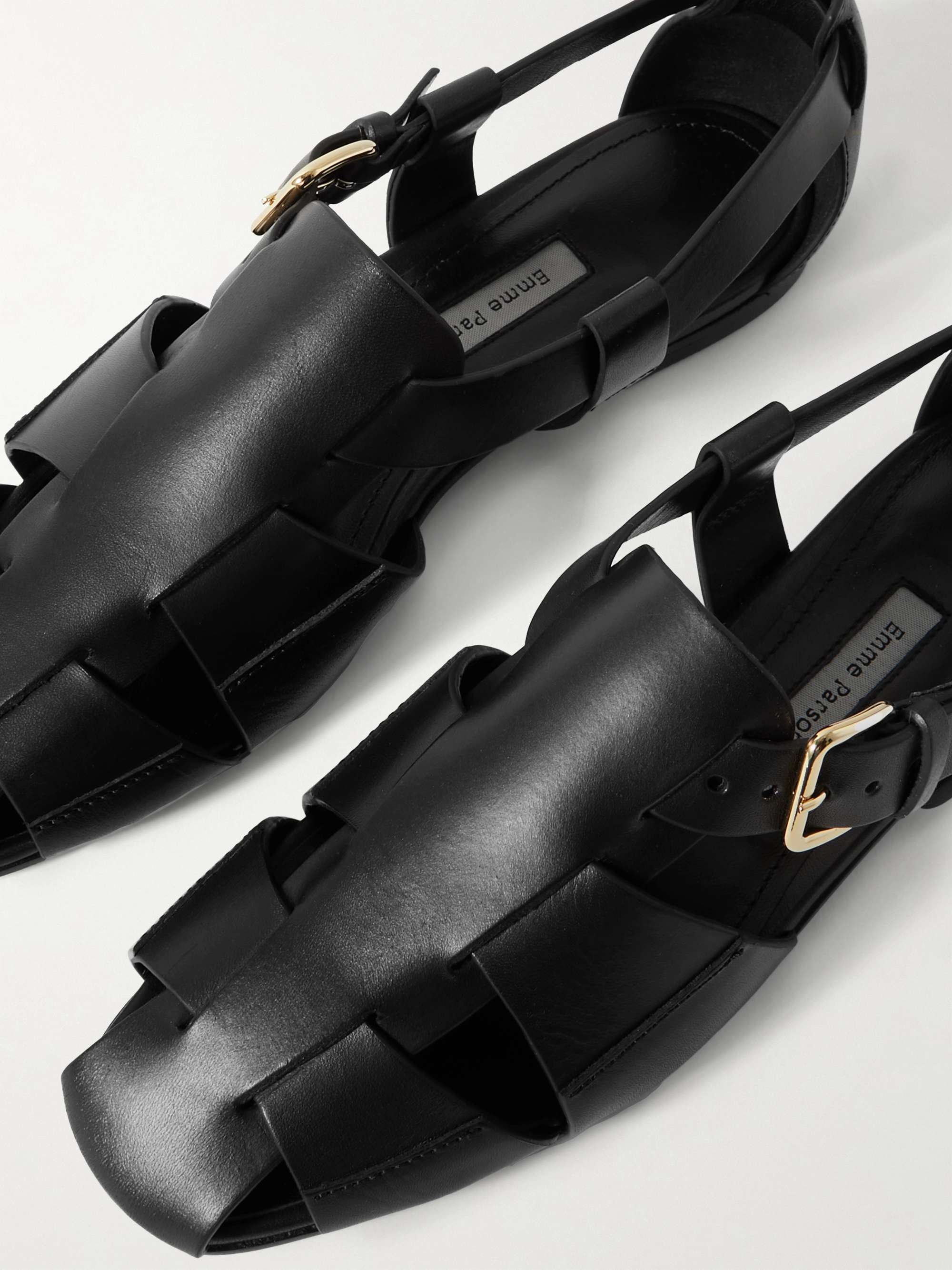 EMME PARSONS Ernest leather sandals | NET-A-PORTER