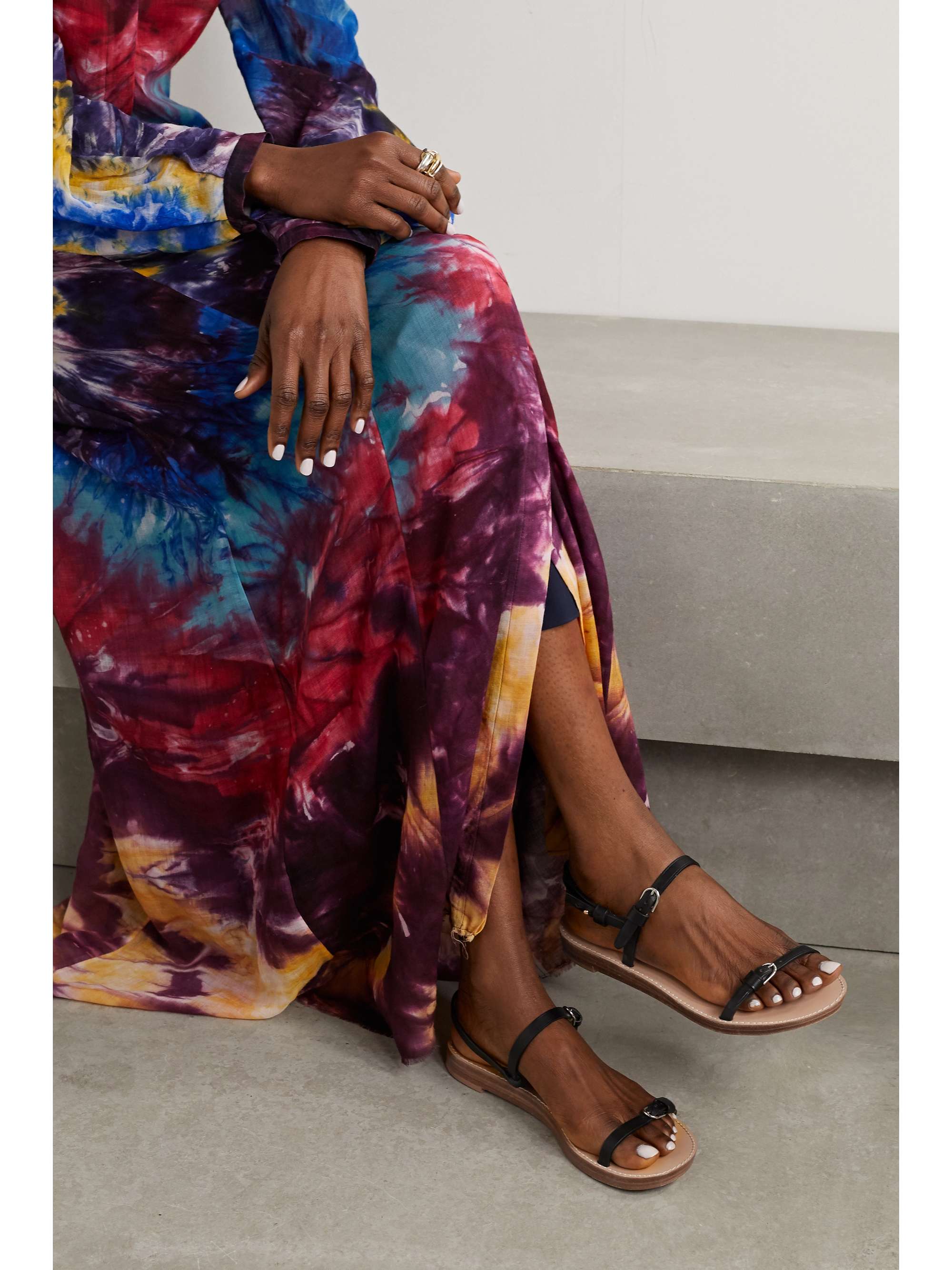 GABRIELA HEARST Steward leather slingback sandals