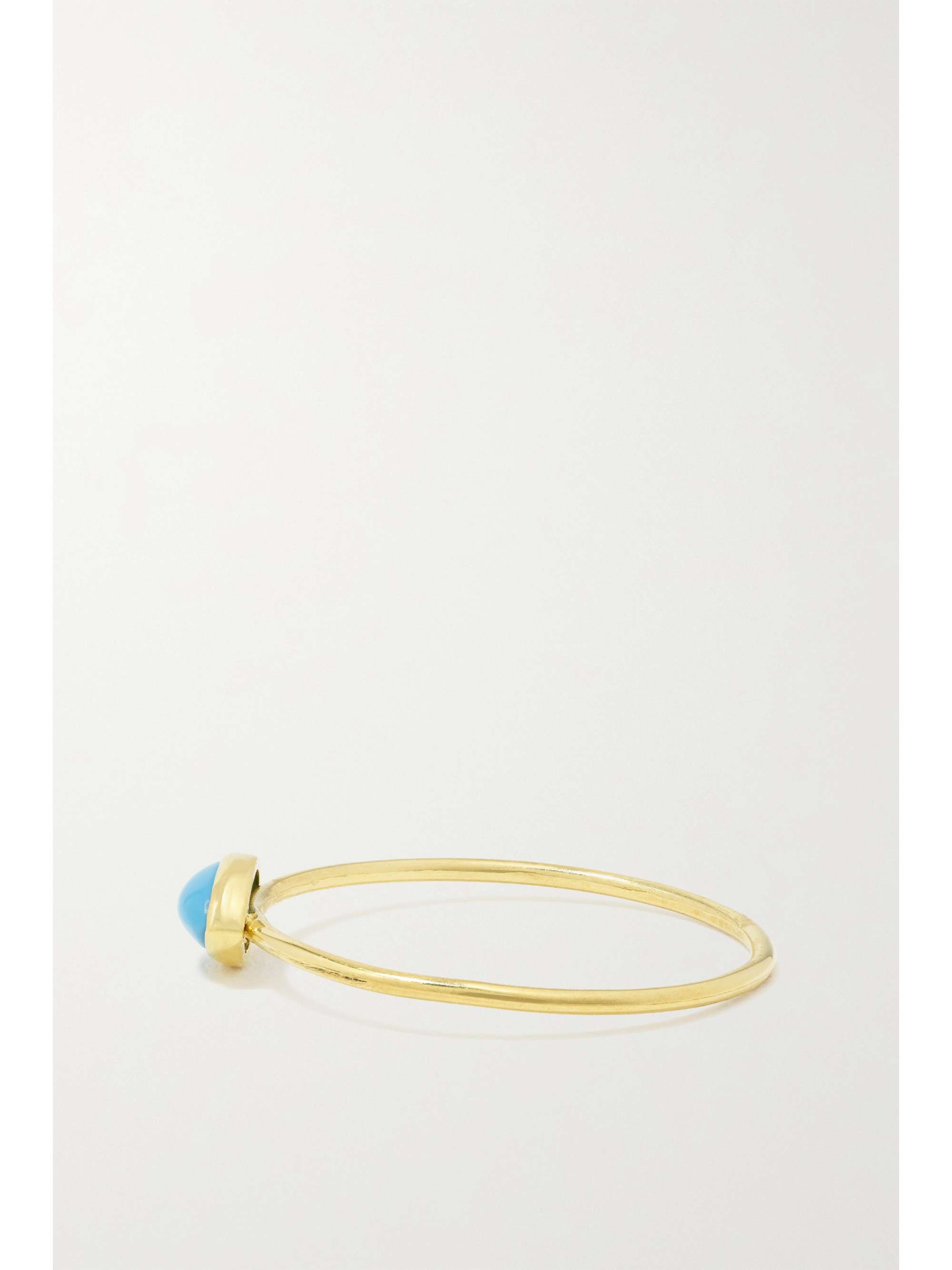 JENNIFER MEYER 18-karat gold turquoise ring