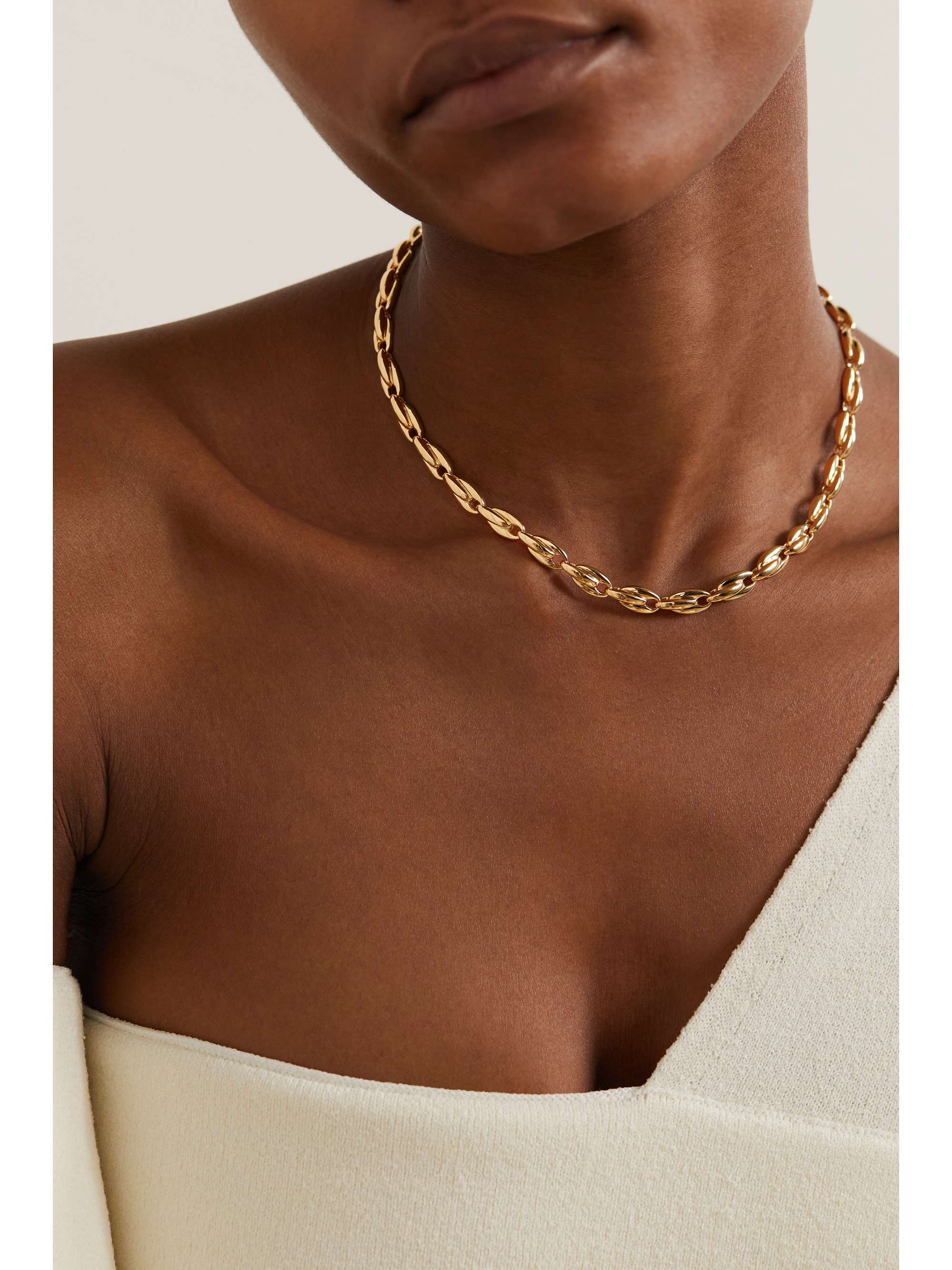MELISSA KAYE Ada 18-karat gold necklace
