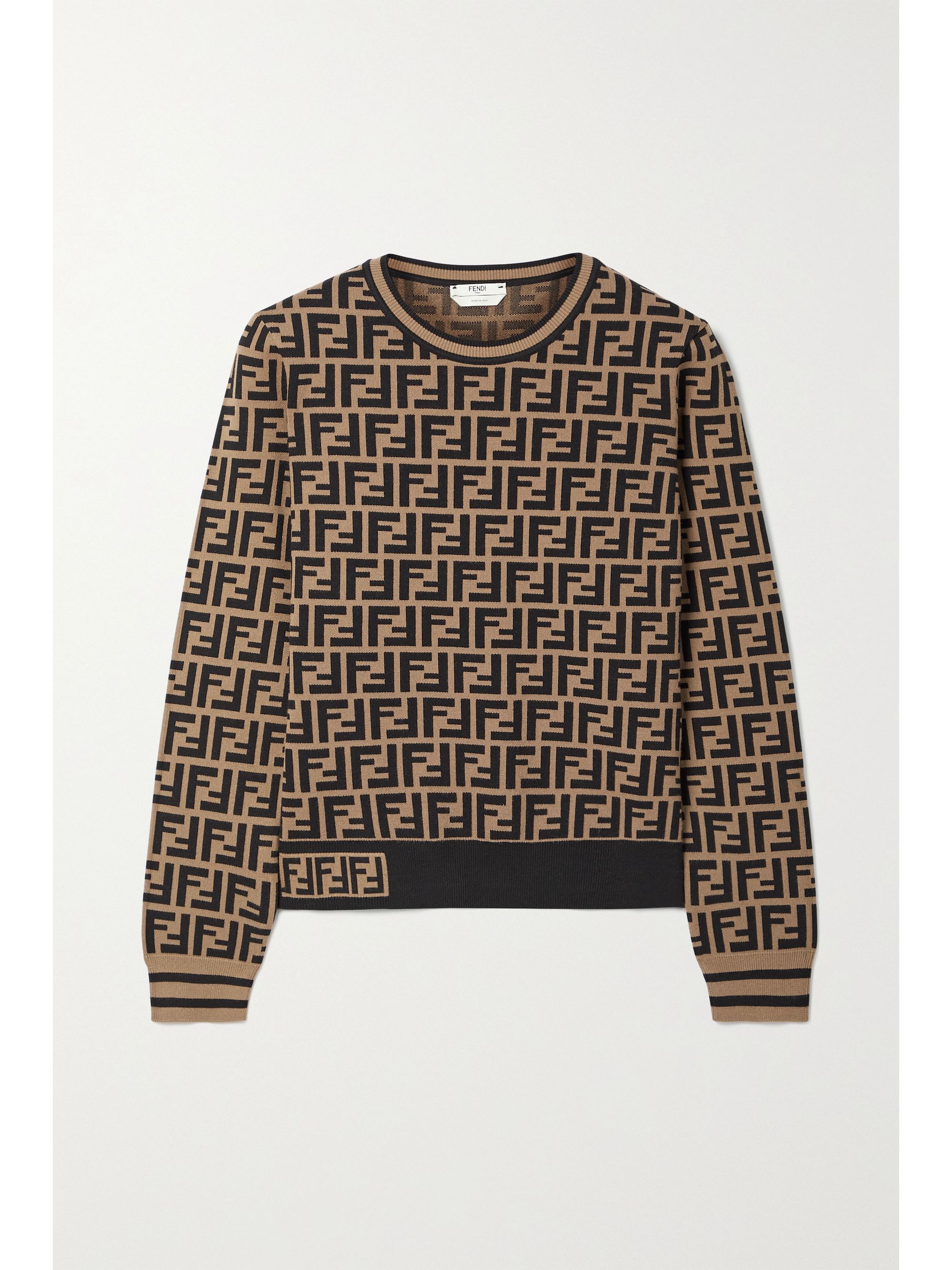 Knit Sweater Fendi Sweatshirt Damen Fendi Knitted Sweater 2025