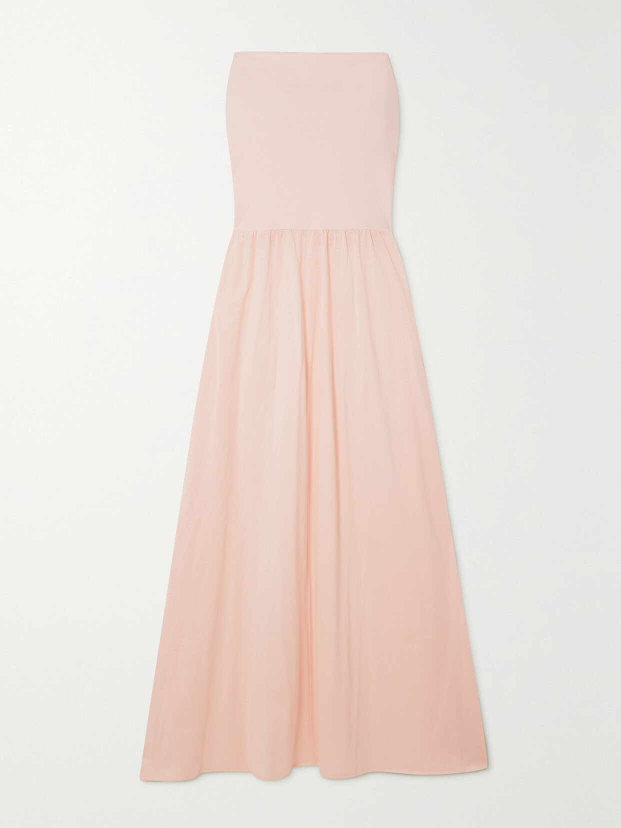 Eres Zephyr Ankara Convertible Cotton And Stretch-jersey Maxi Dress - Pink