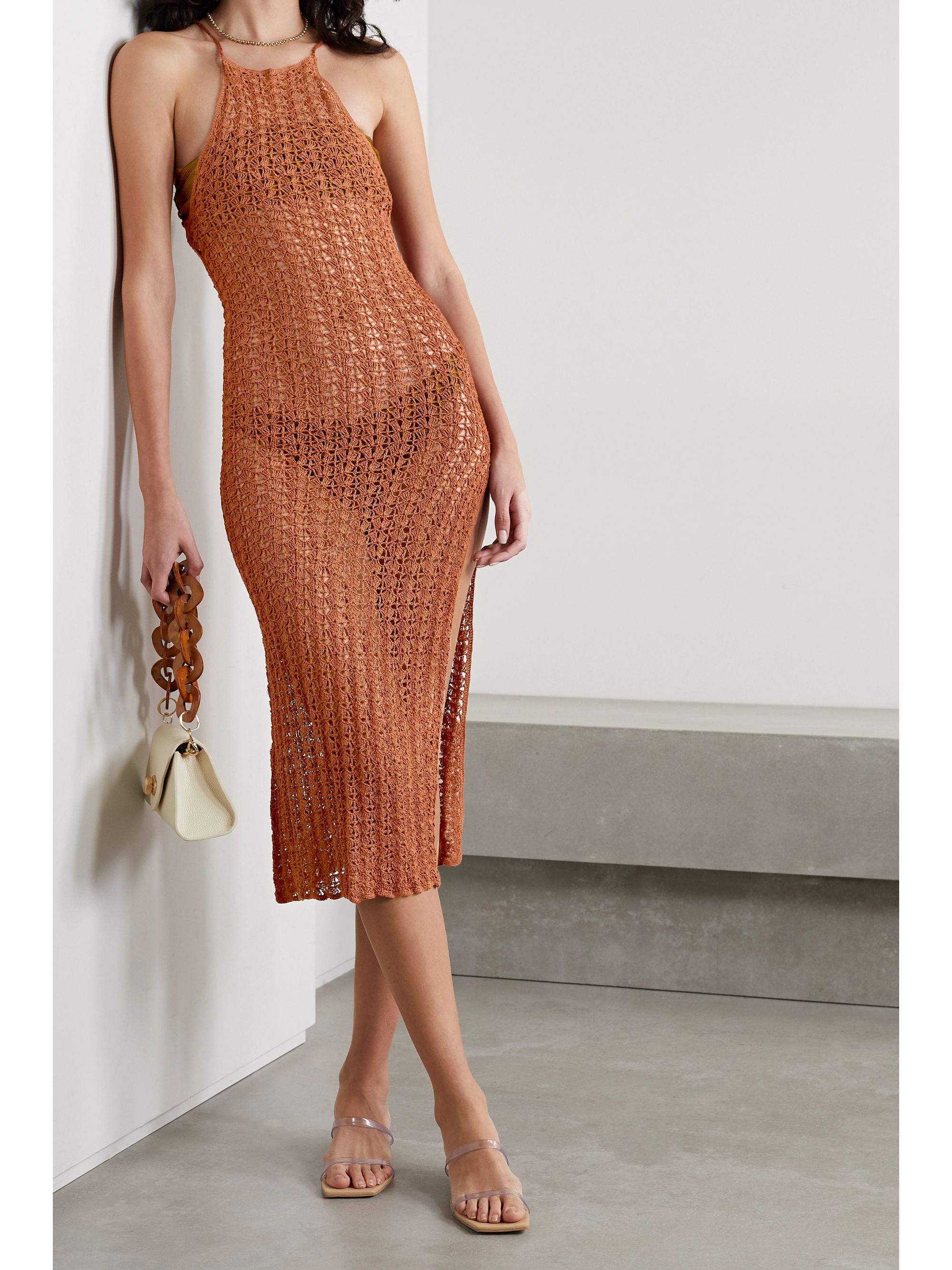 cult gaia crochet dress