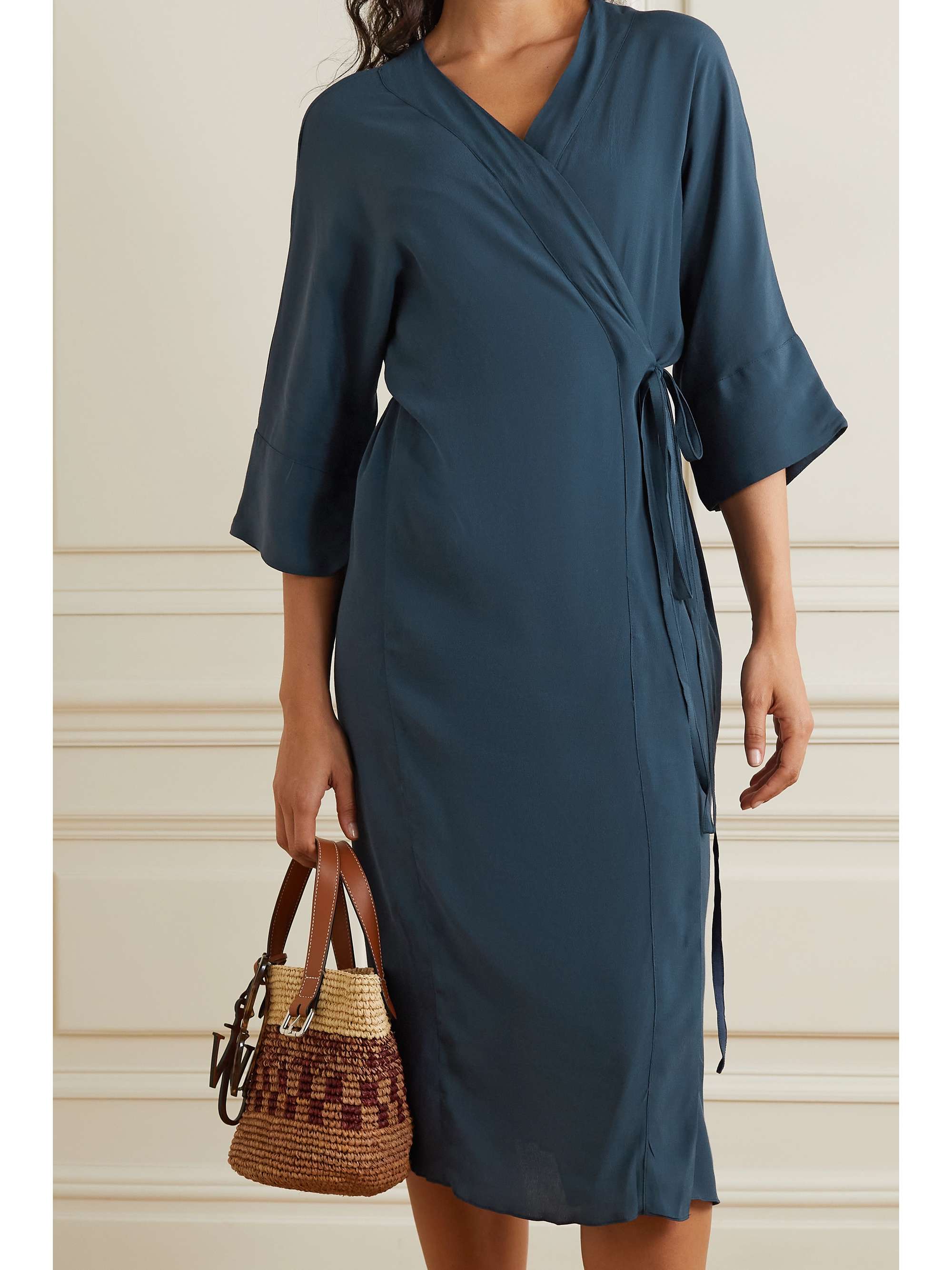 HAIGHT Crepe robe and pareo set