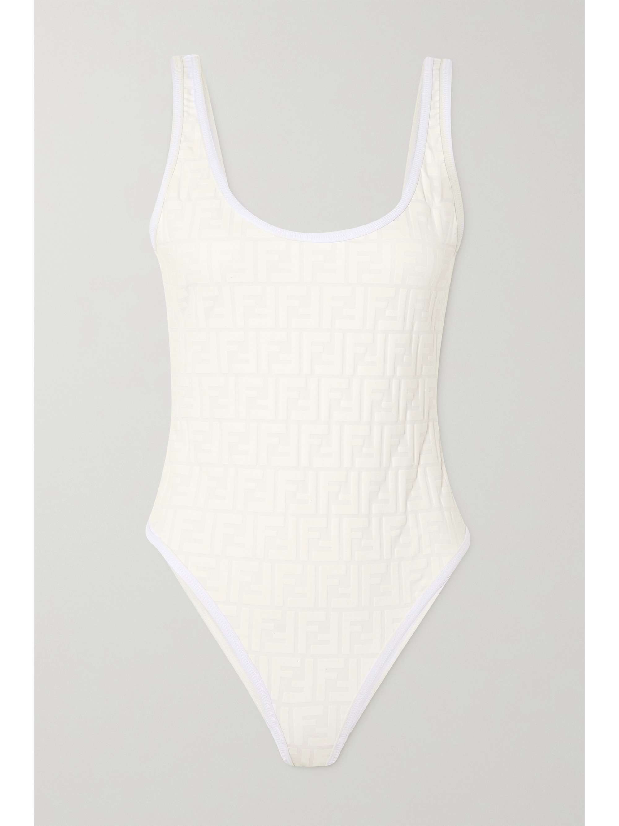 fendi swimsuit white