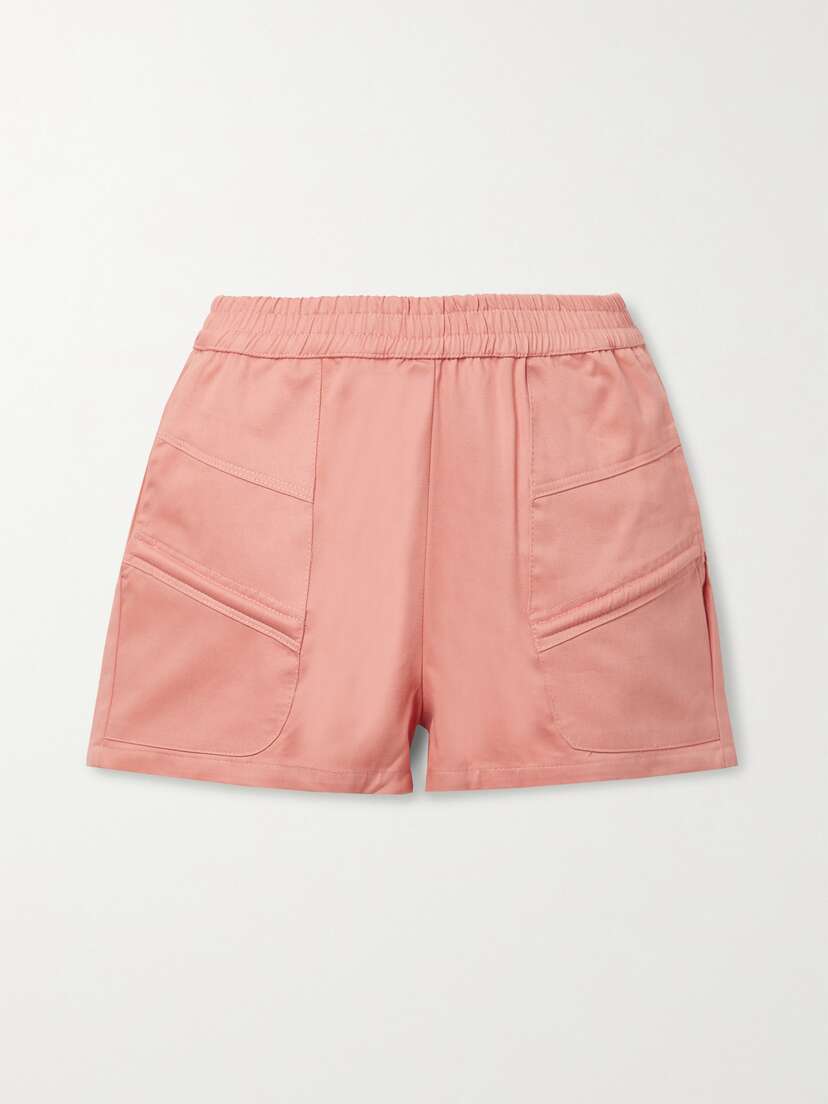 PARADISED + Net Sustain Prim Cotton-twill Shorts - x small
