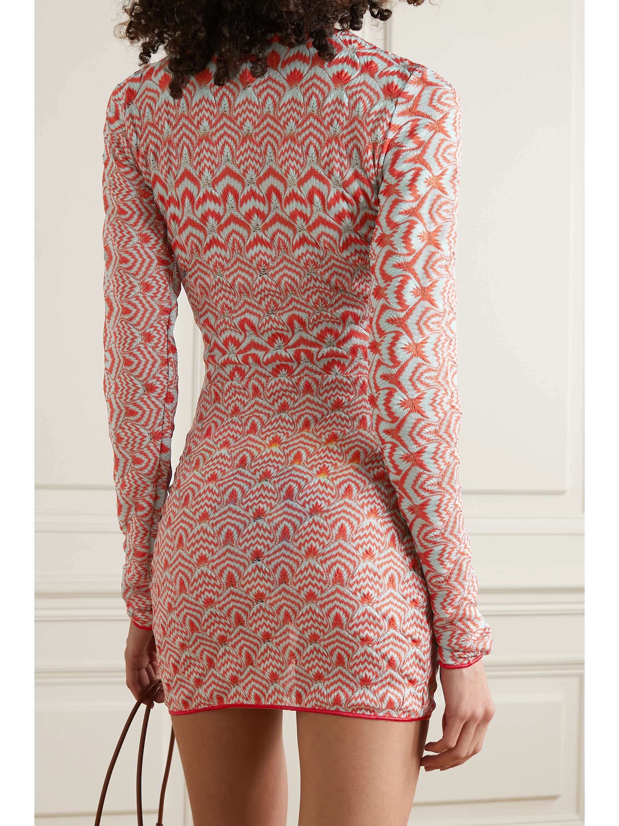 Mare crochet-knit mini dress | MISSONI 