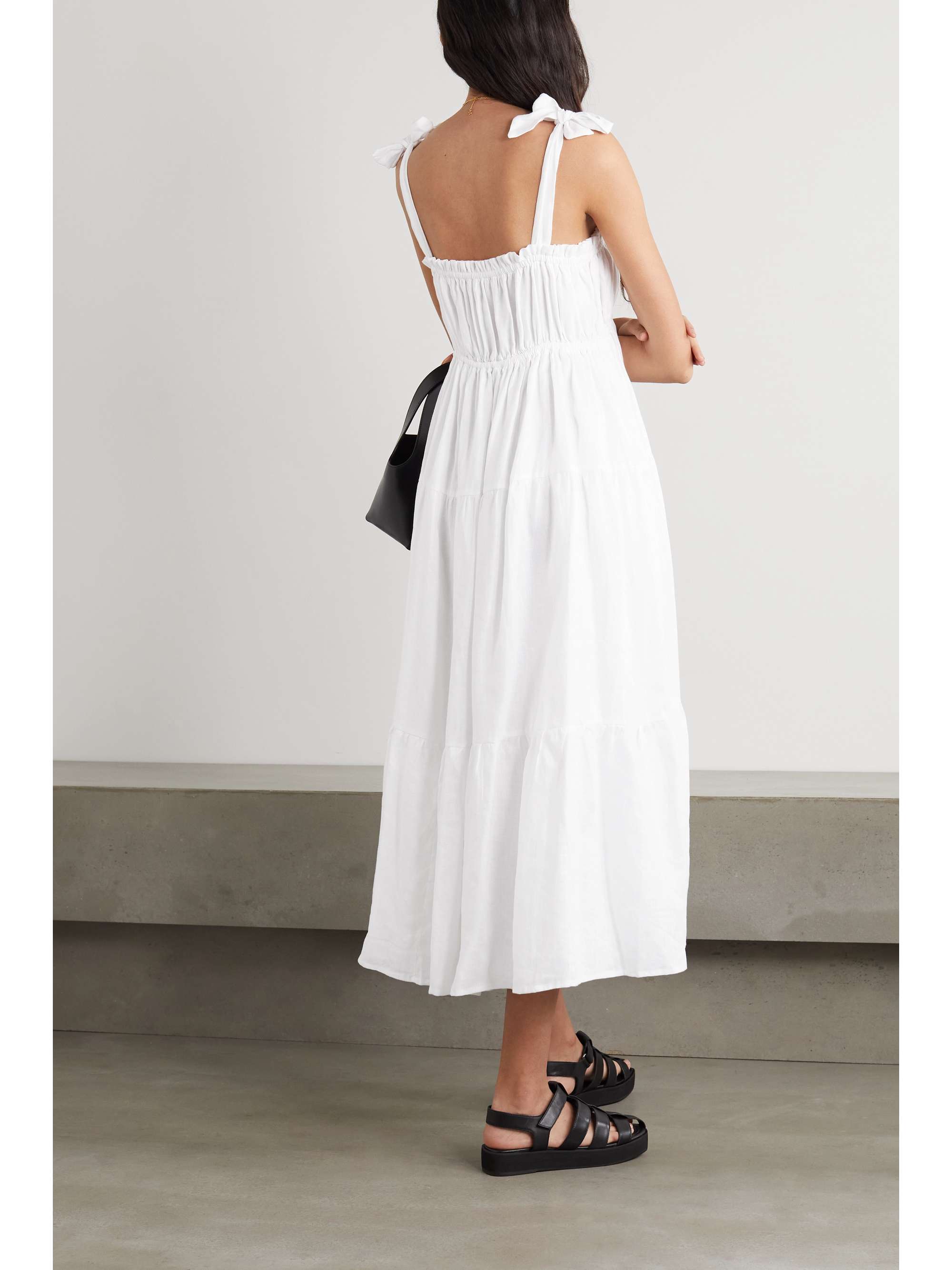 Faithfull the brand linen dress Clearance