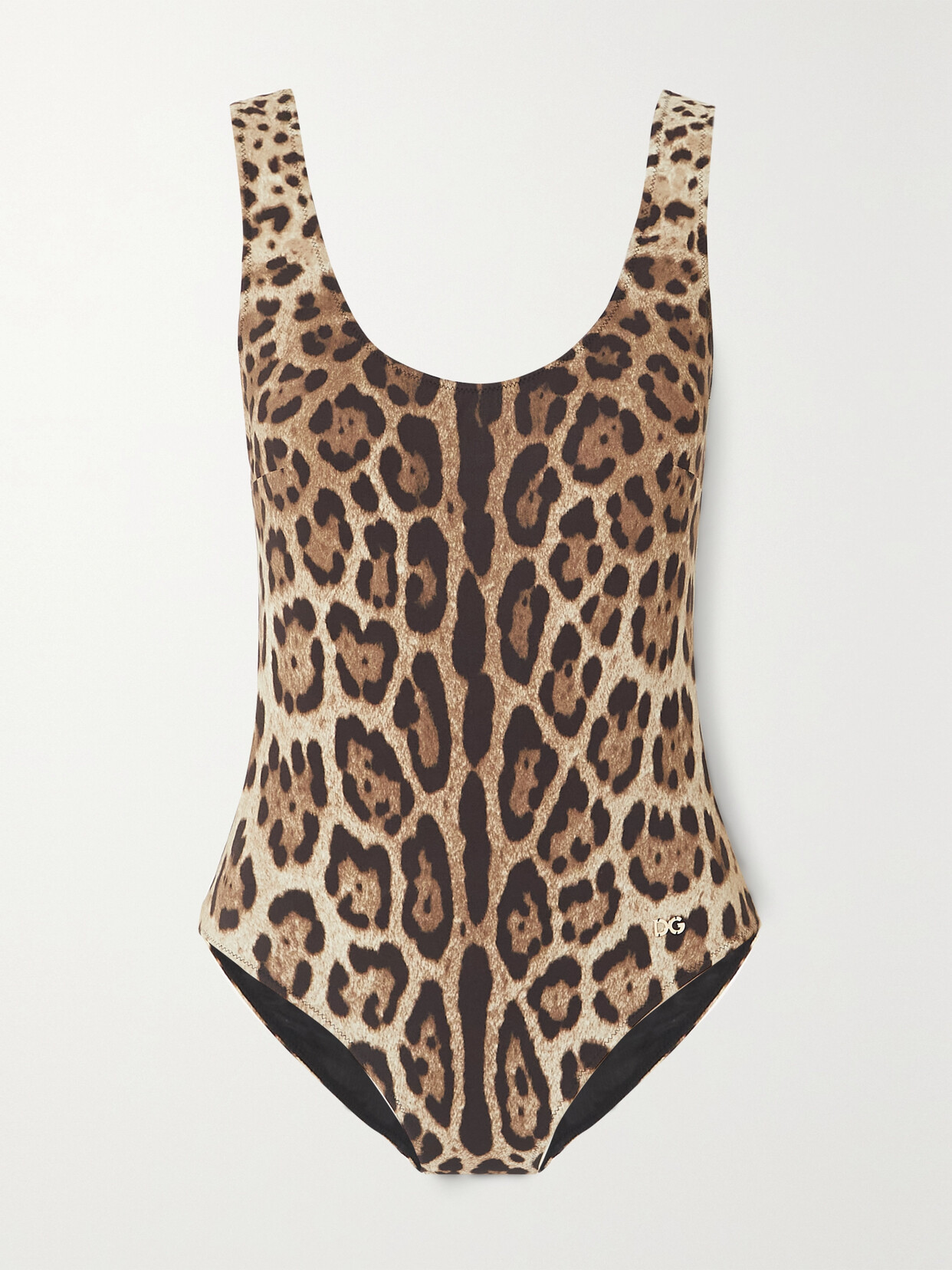 Dolce & Gabbana Leopard-print Swimsuit In Leopard Print