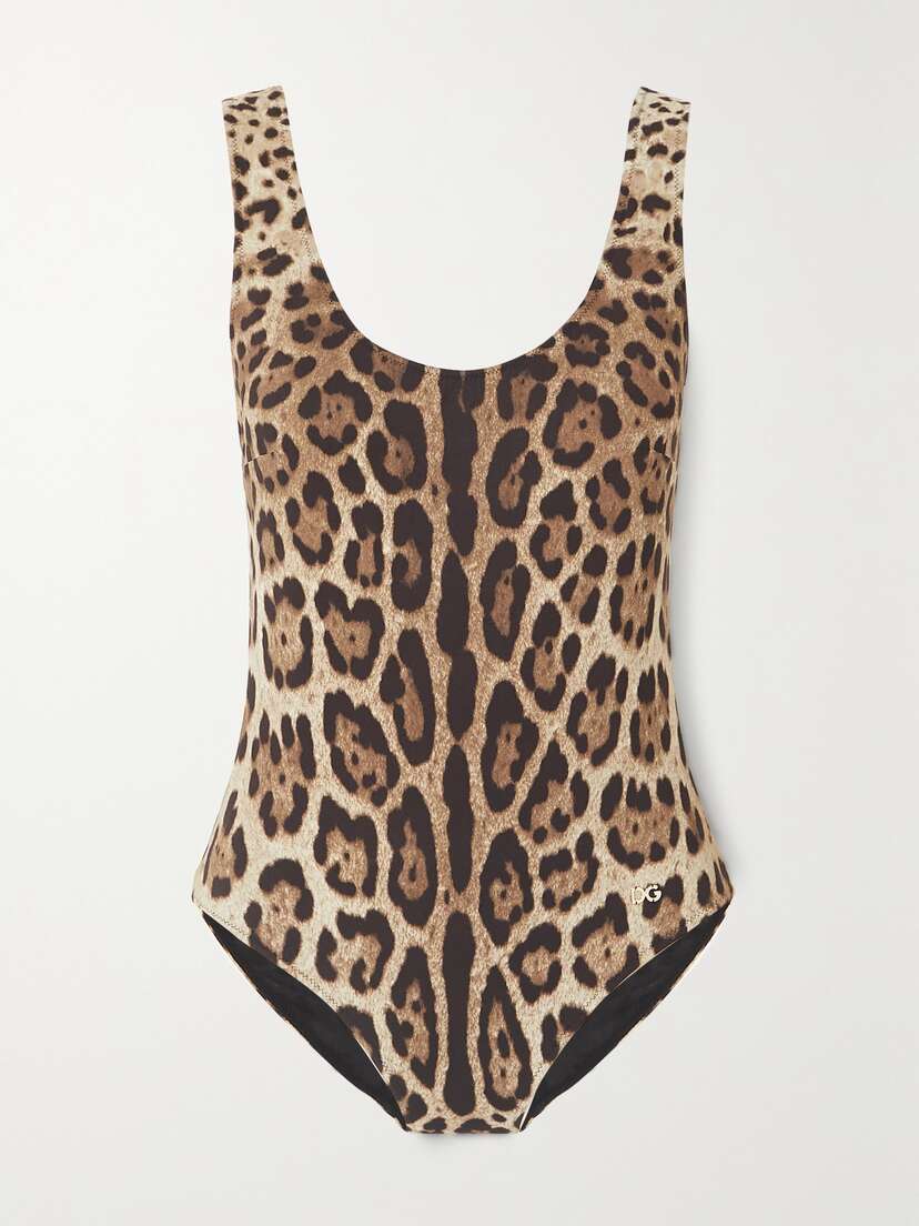 Dolce & Gabbana Leopard-print Swimsuit