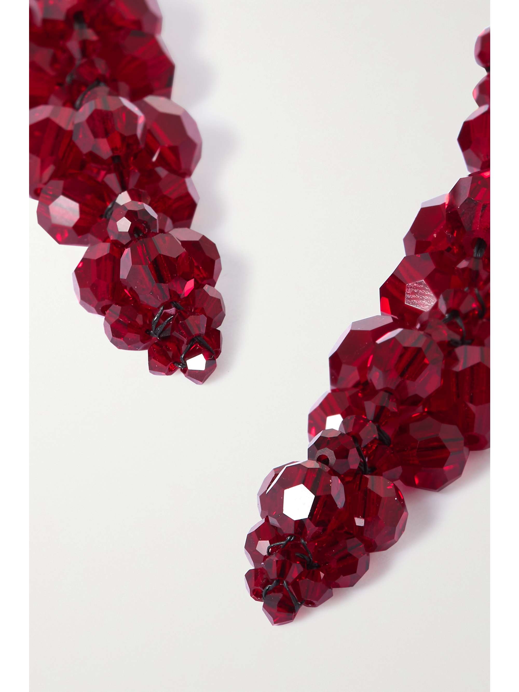 SIMONE ROCHA Gold-tone crystal earrings