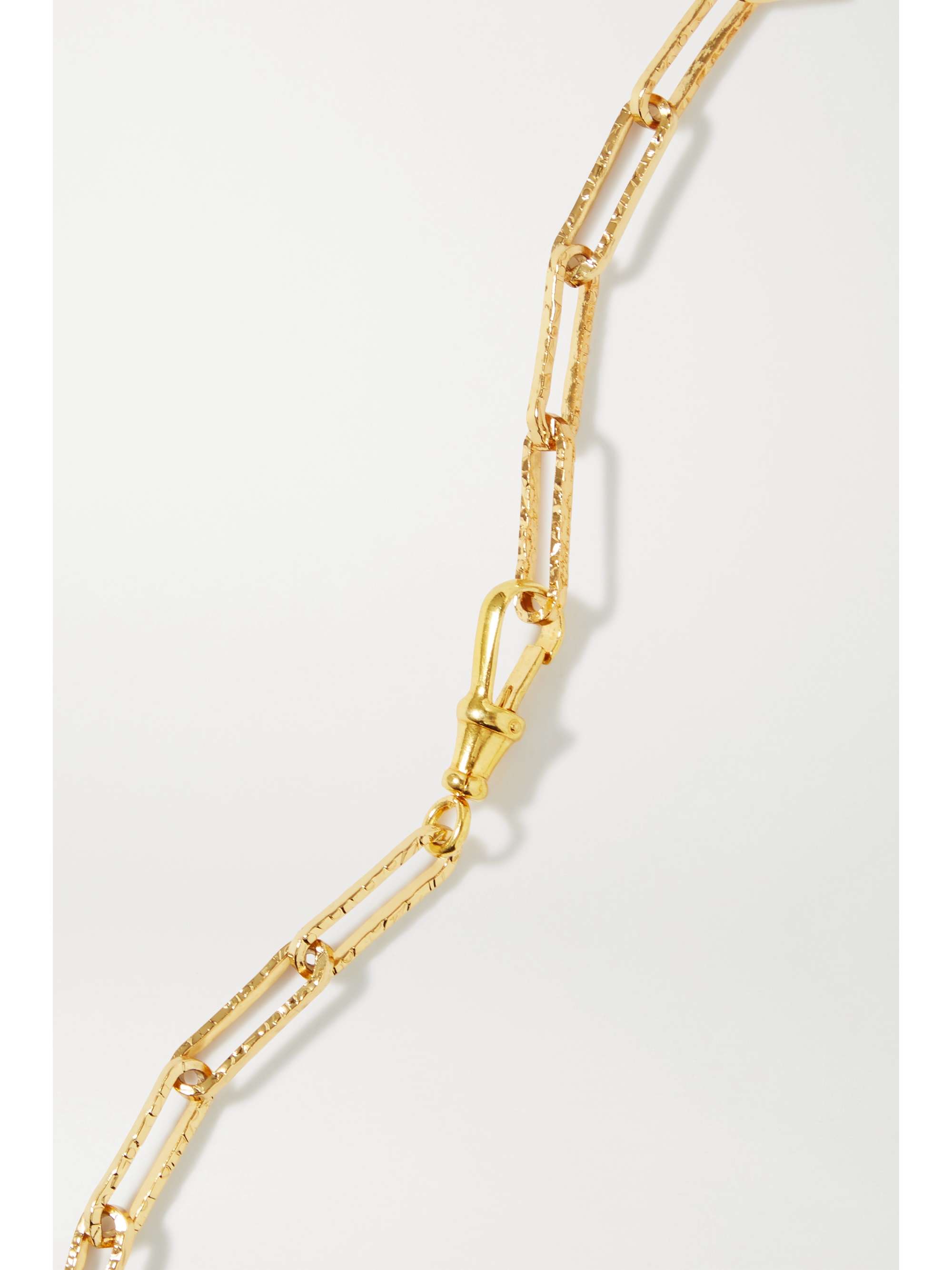 ALIGHIERI L'Aura Chapter III gold-plated necklace