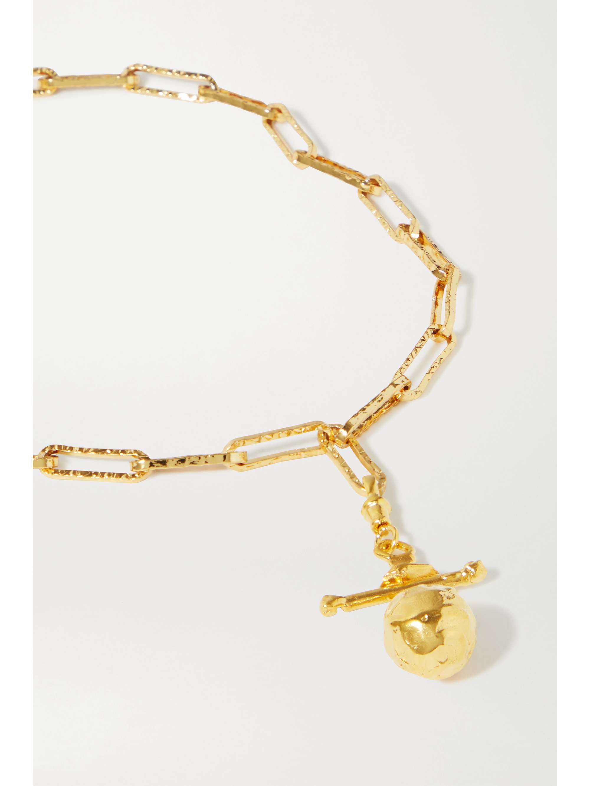 ALIGHIERI L'Aura Chapter III gold-plated necklace