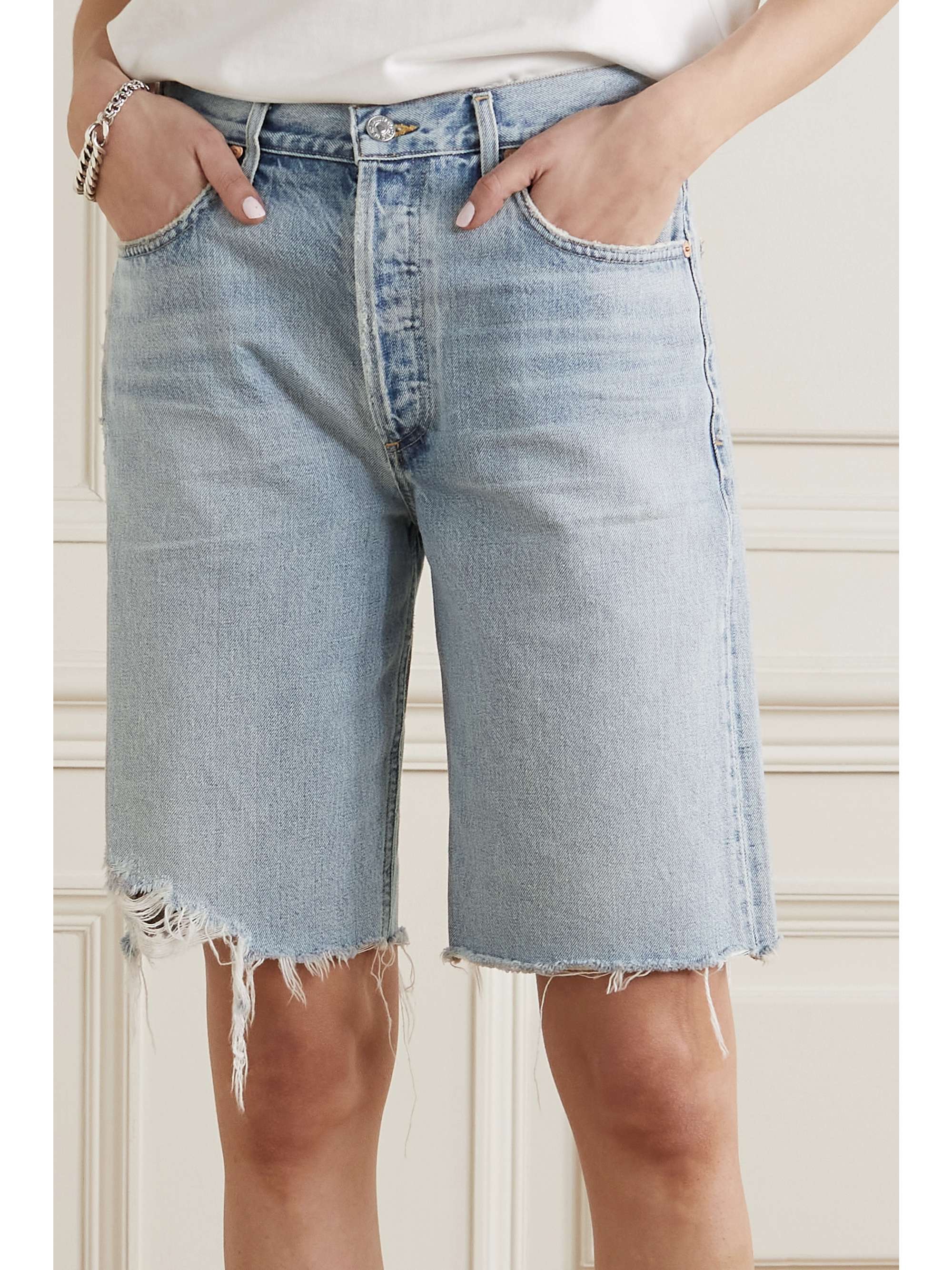 Light denim Ambrosio denim shorts 