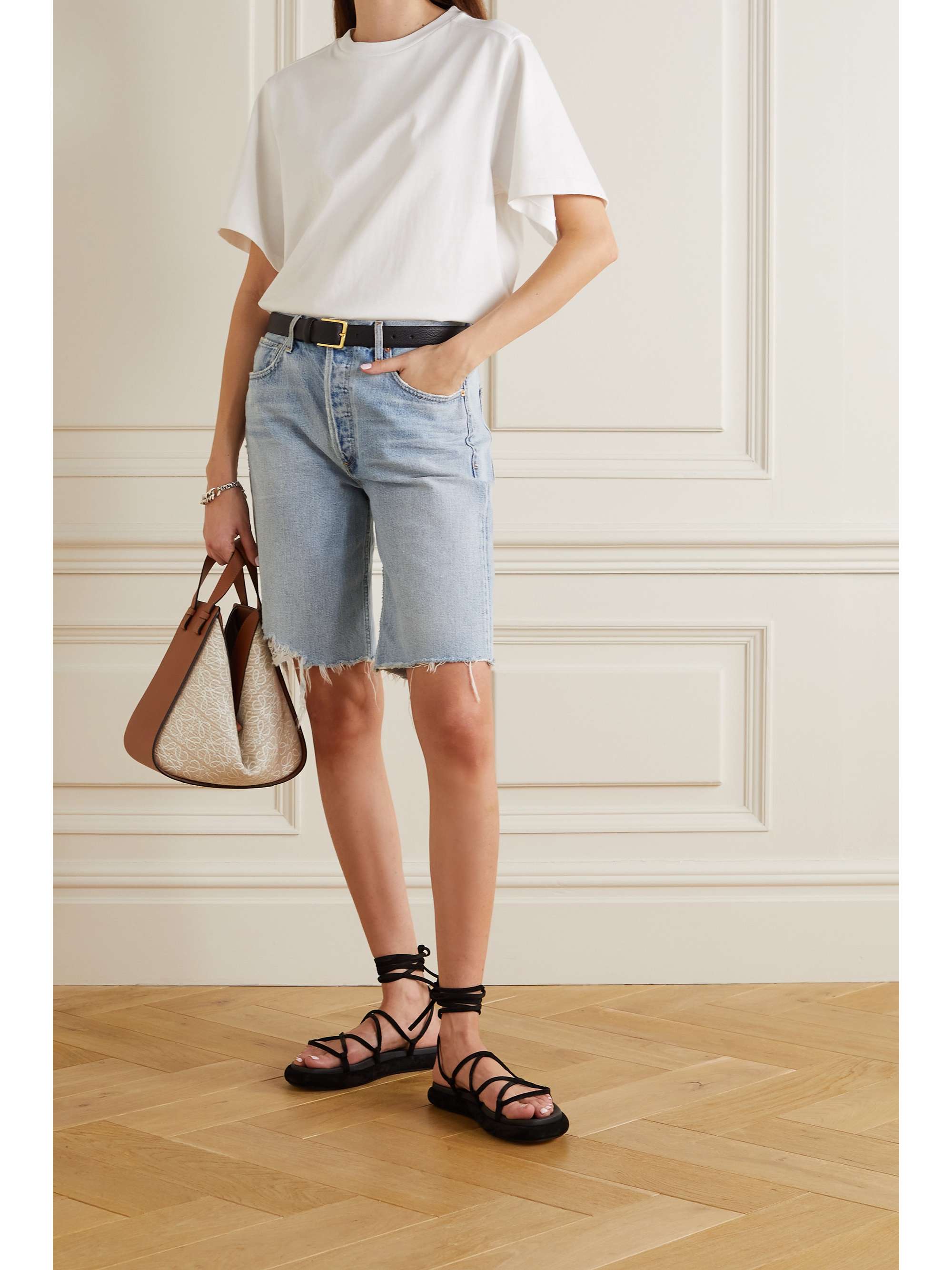 Light denim Ambrosio denim shorts 