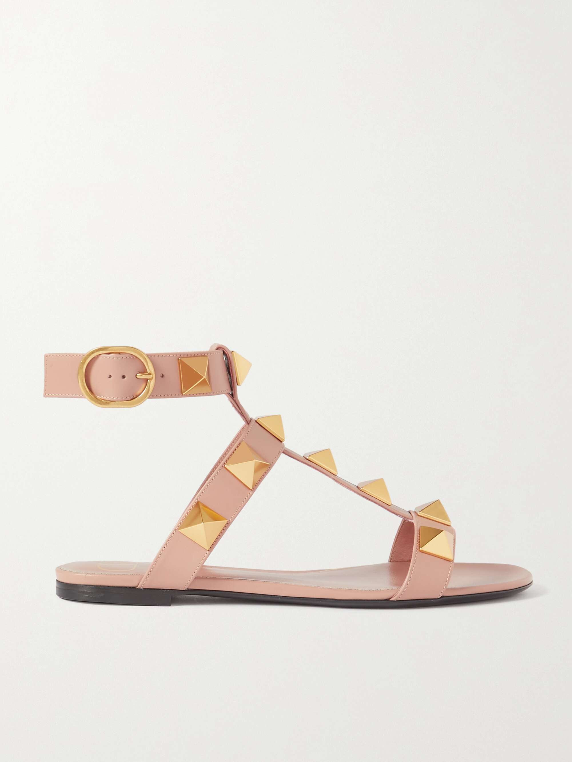 VALENTINO GARAVANI Roman Stud leather sandals | NET-A-PORTER