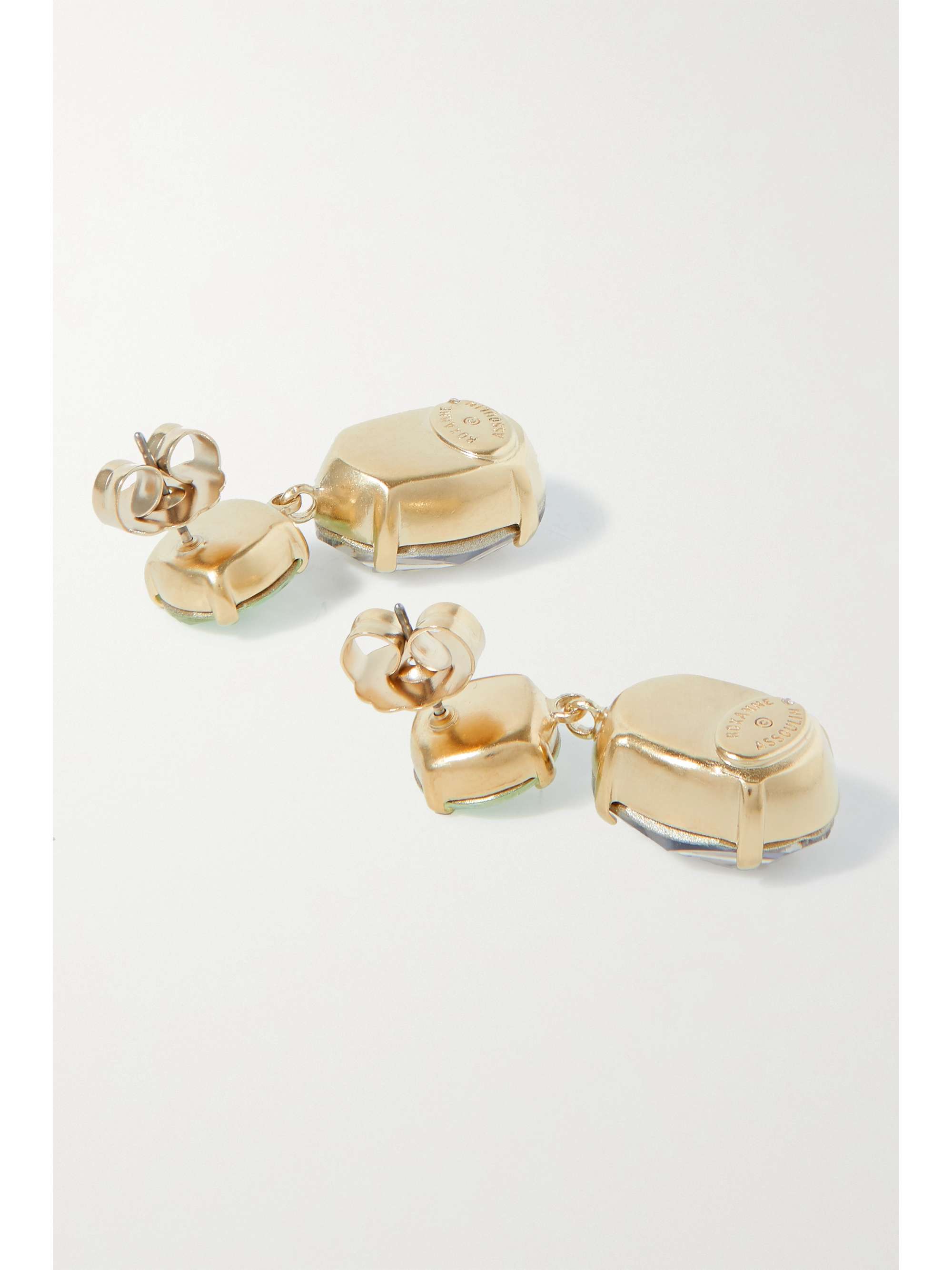 ROXANNE ASSOULIN Hip-Hop But Not gold-tone crystal earrings