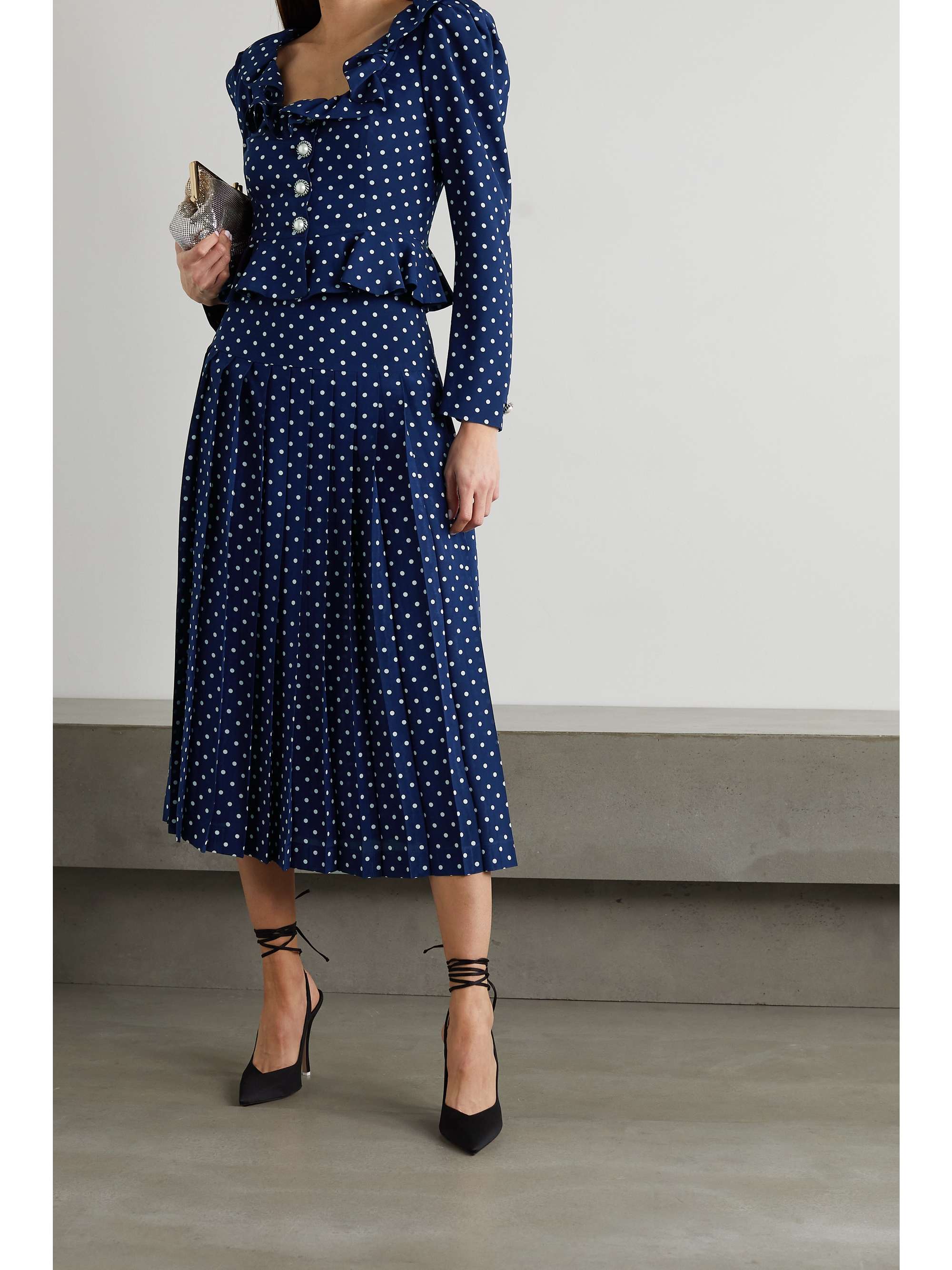 alessandra rich polka dot