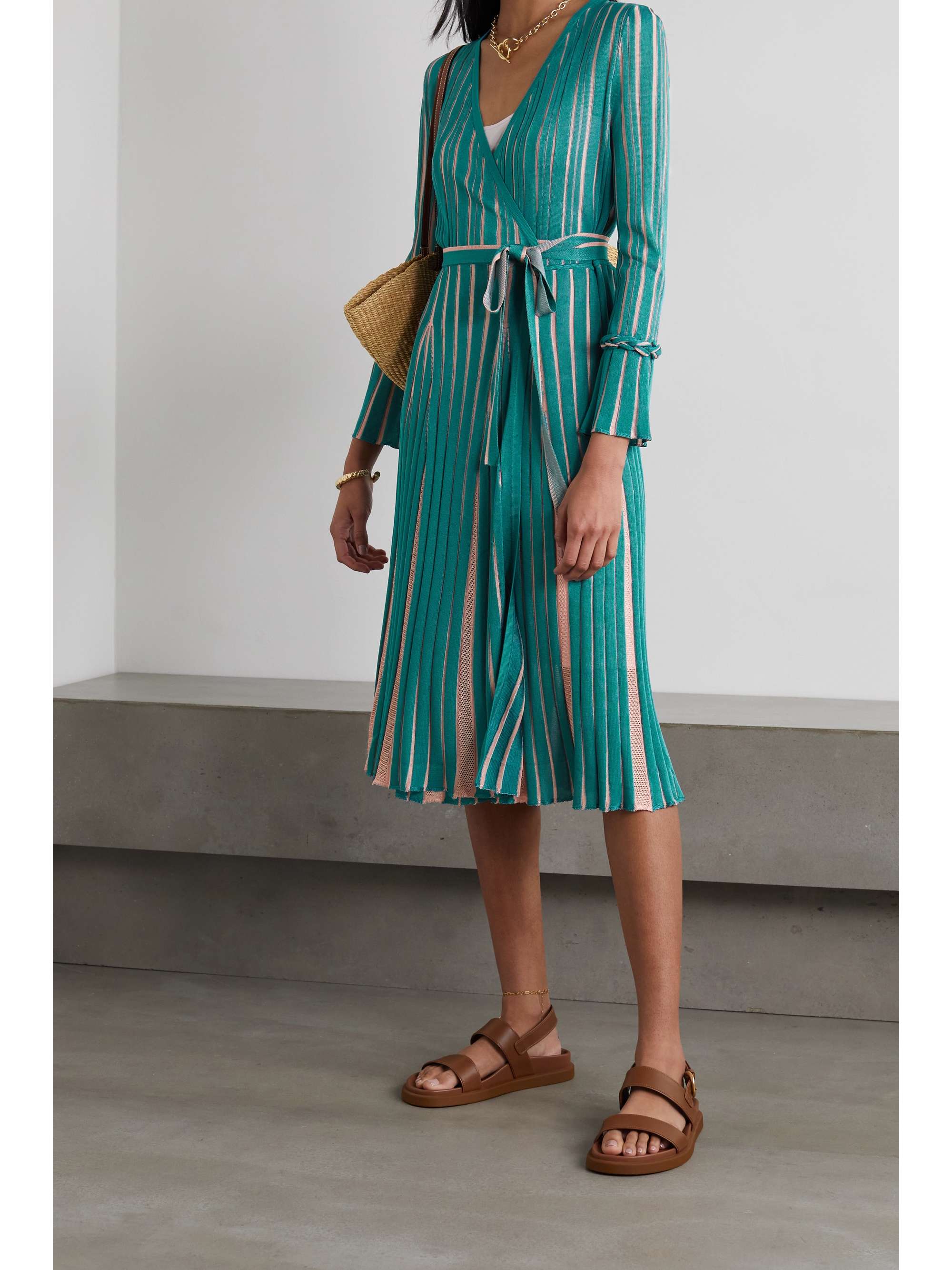 diane von furstenberg striped dress