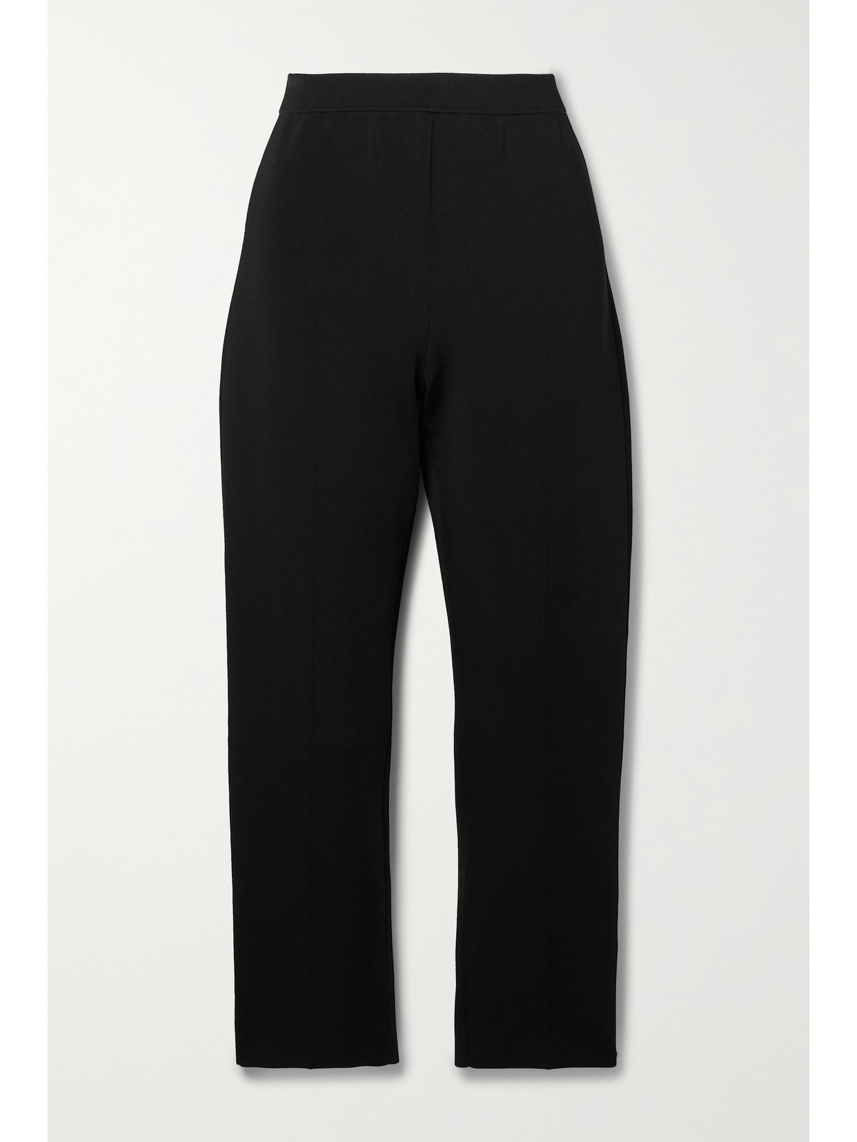 Theory Treeca 2 Cropped Stretch-wool Slim-leg Pants In Black
