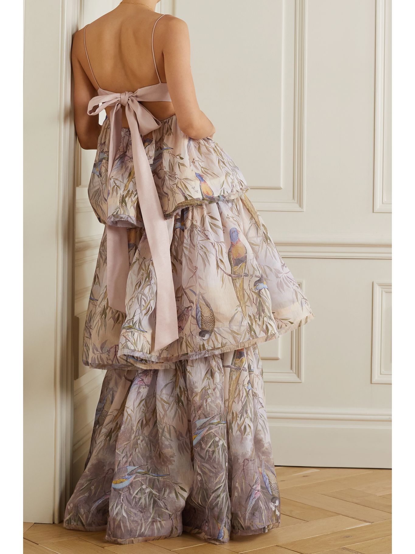 candescent bralette gown