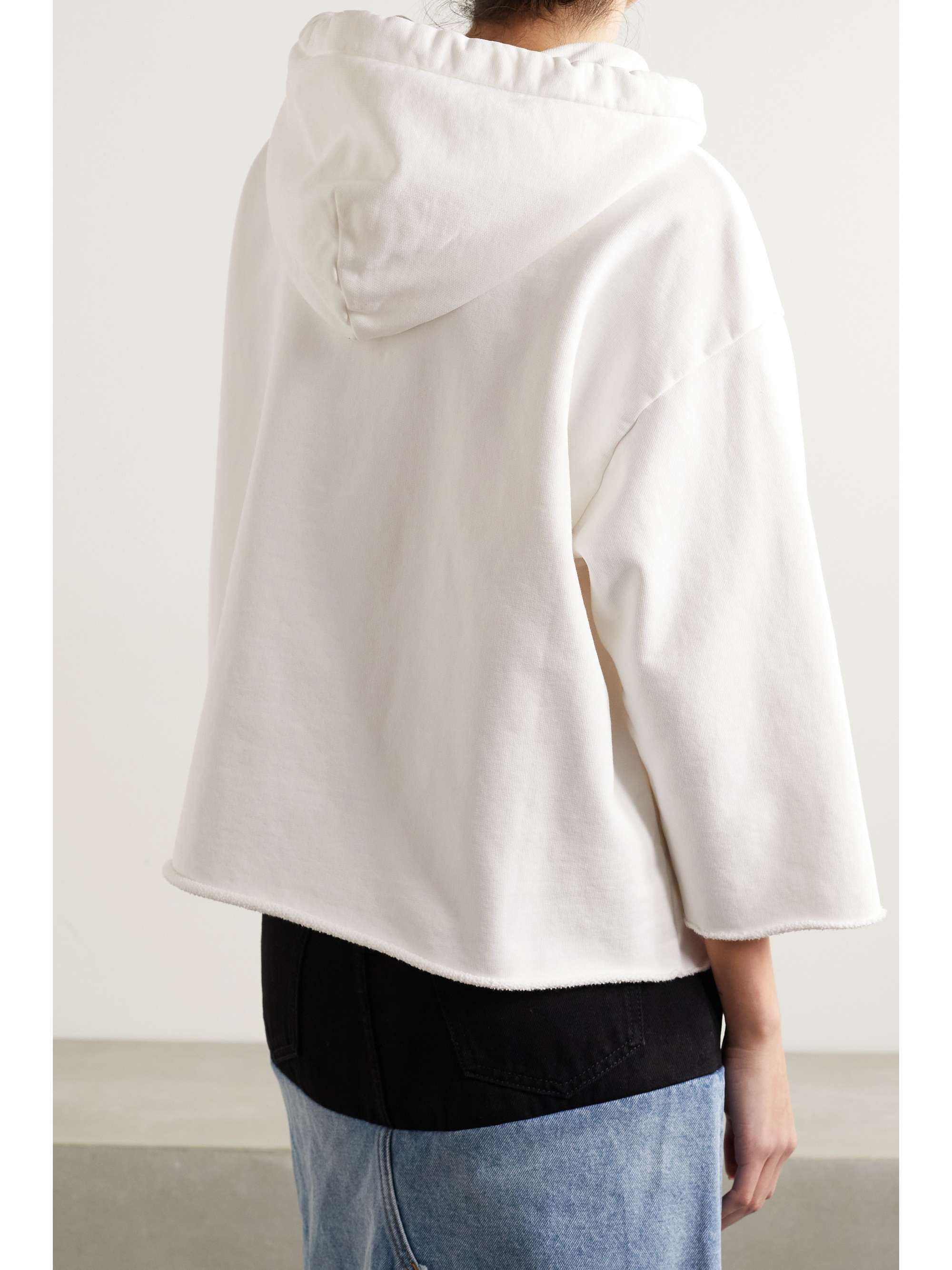 MM6 MAISON MARGIELA Printed cotton-jersey hoodie