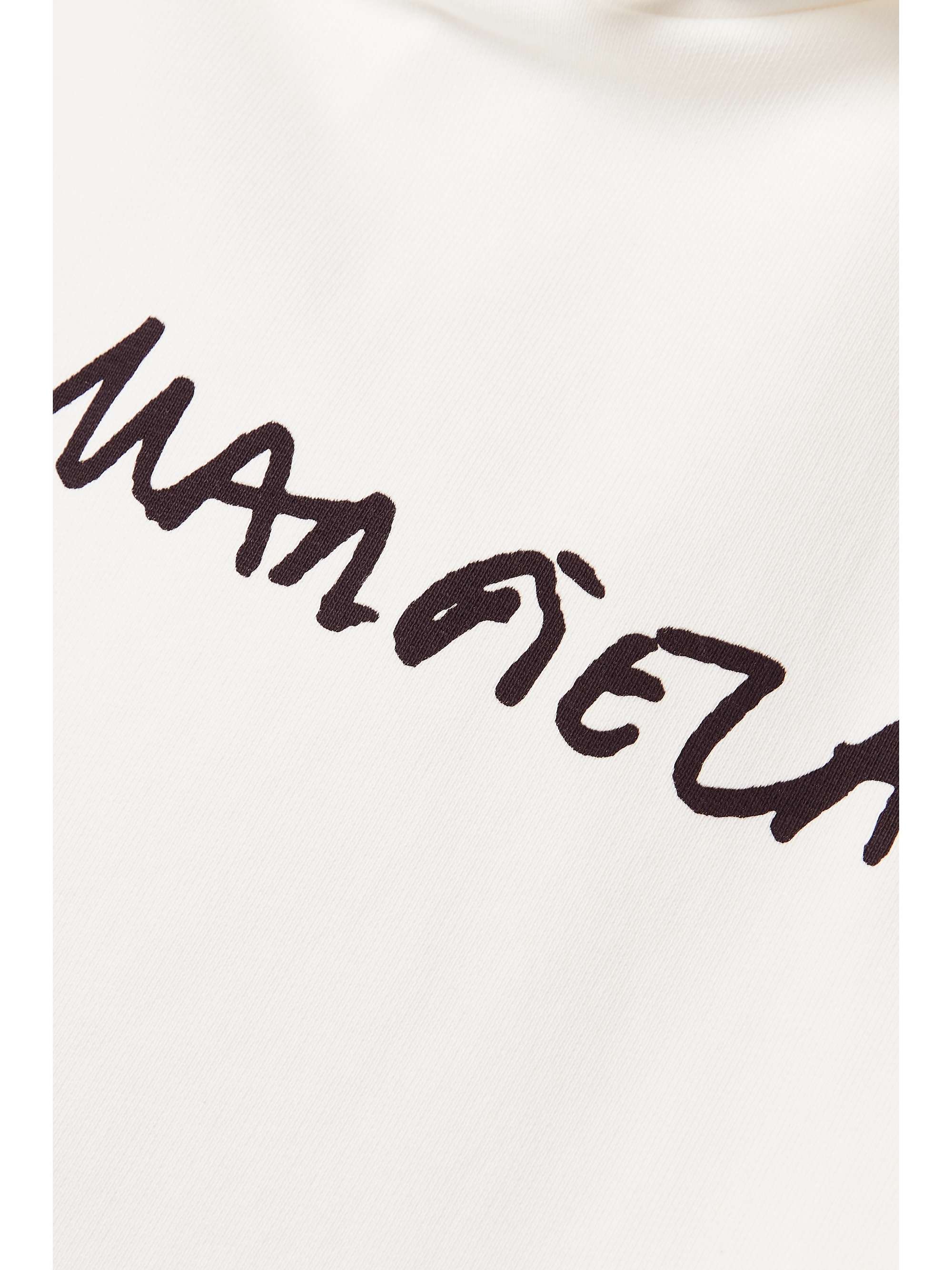 MM6 MAISON MARGIELA Printed cotton-jersey hoodie