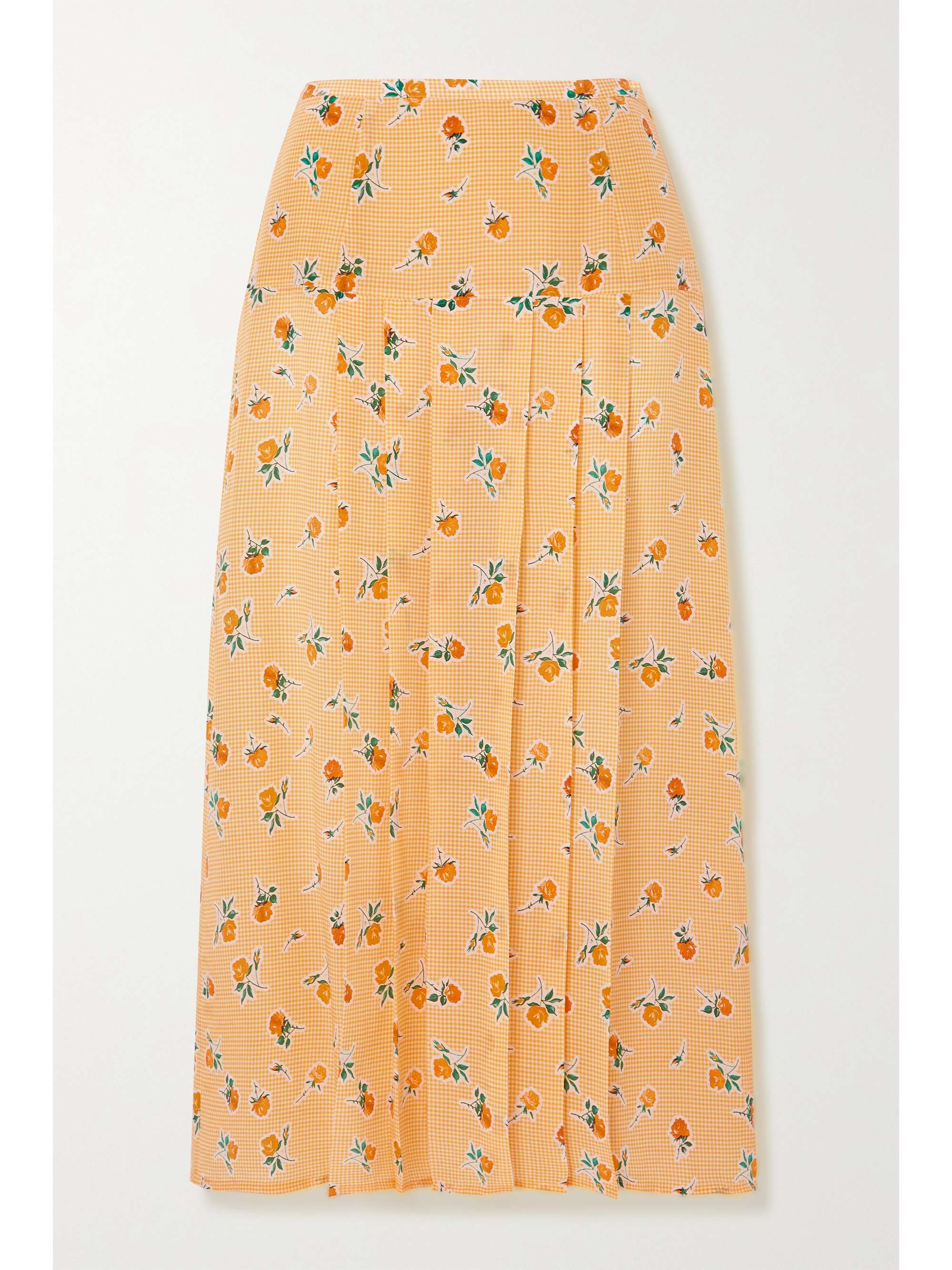 yellow net skirt