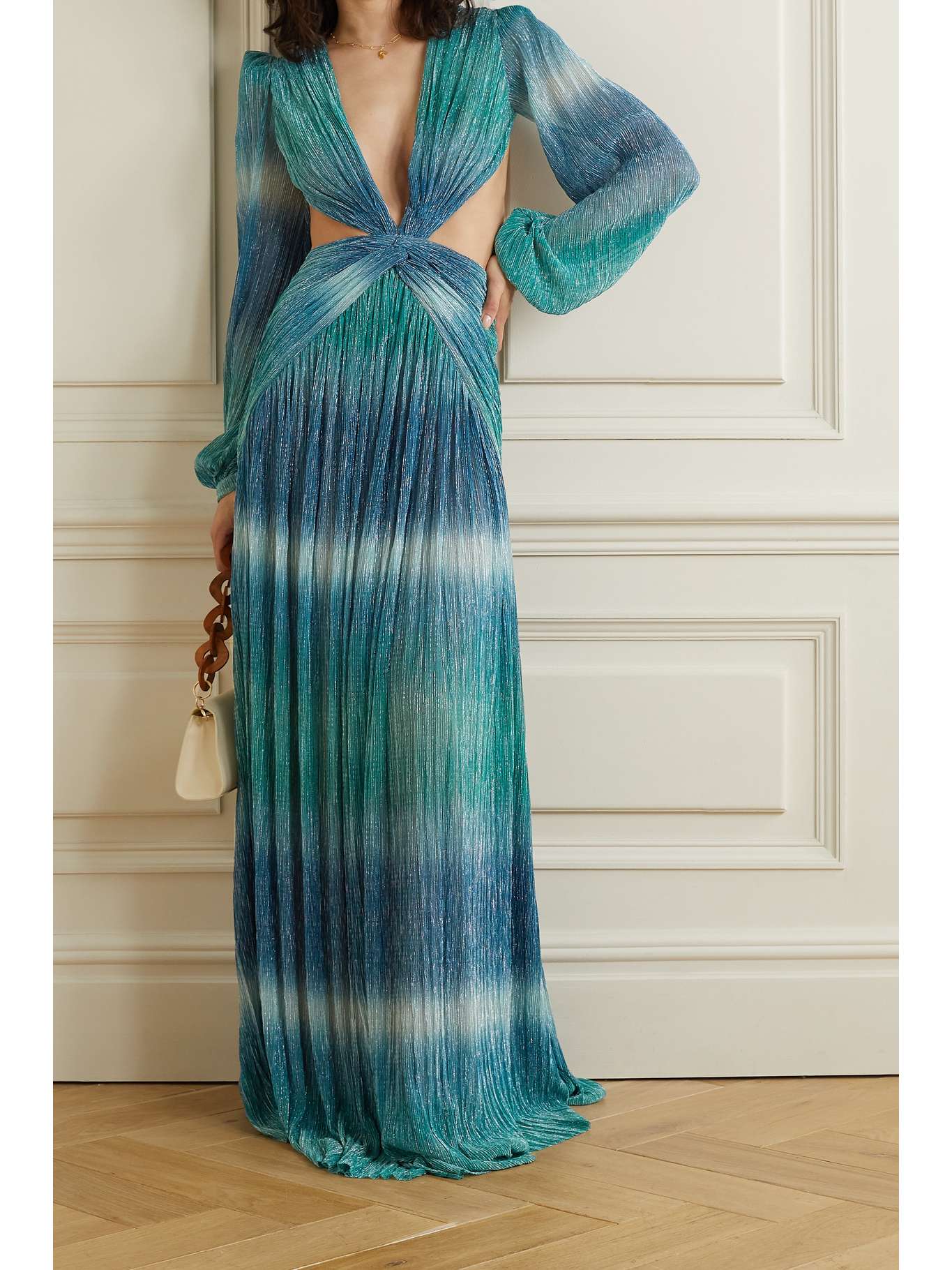 twisted maxi skirt