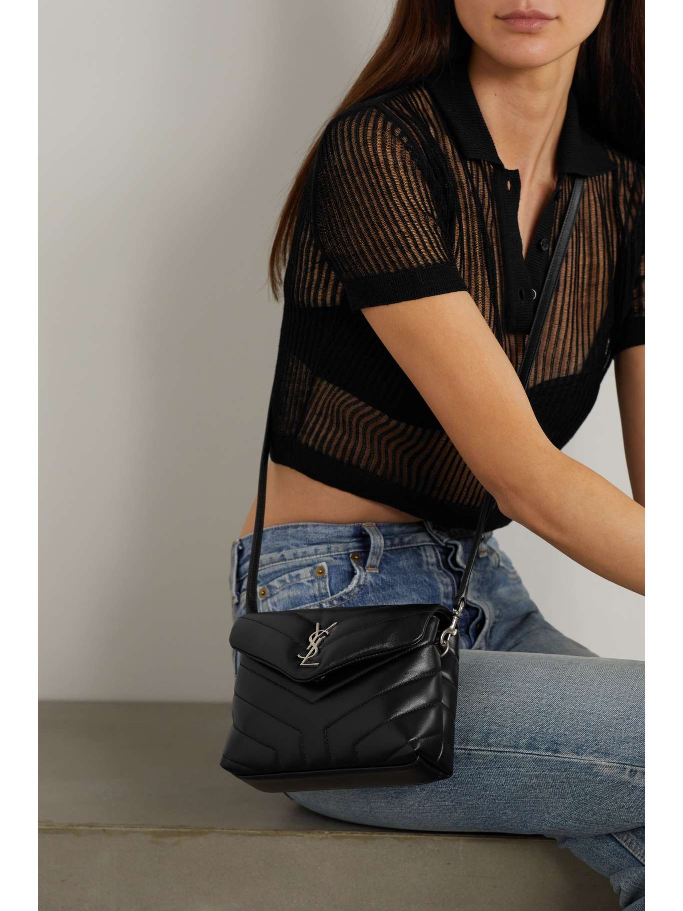 SAINT LAURENT Loulou Toy quilted leather shoulder bag NETAPORTER