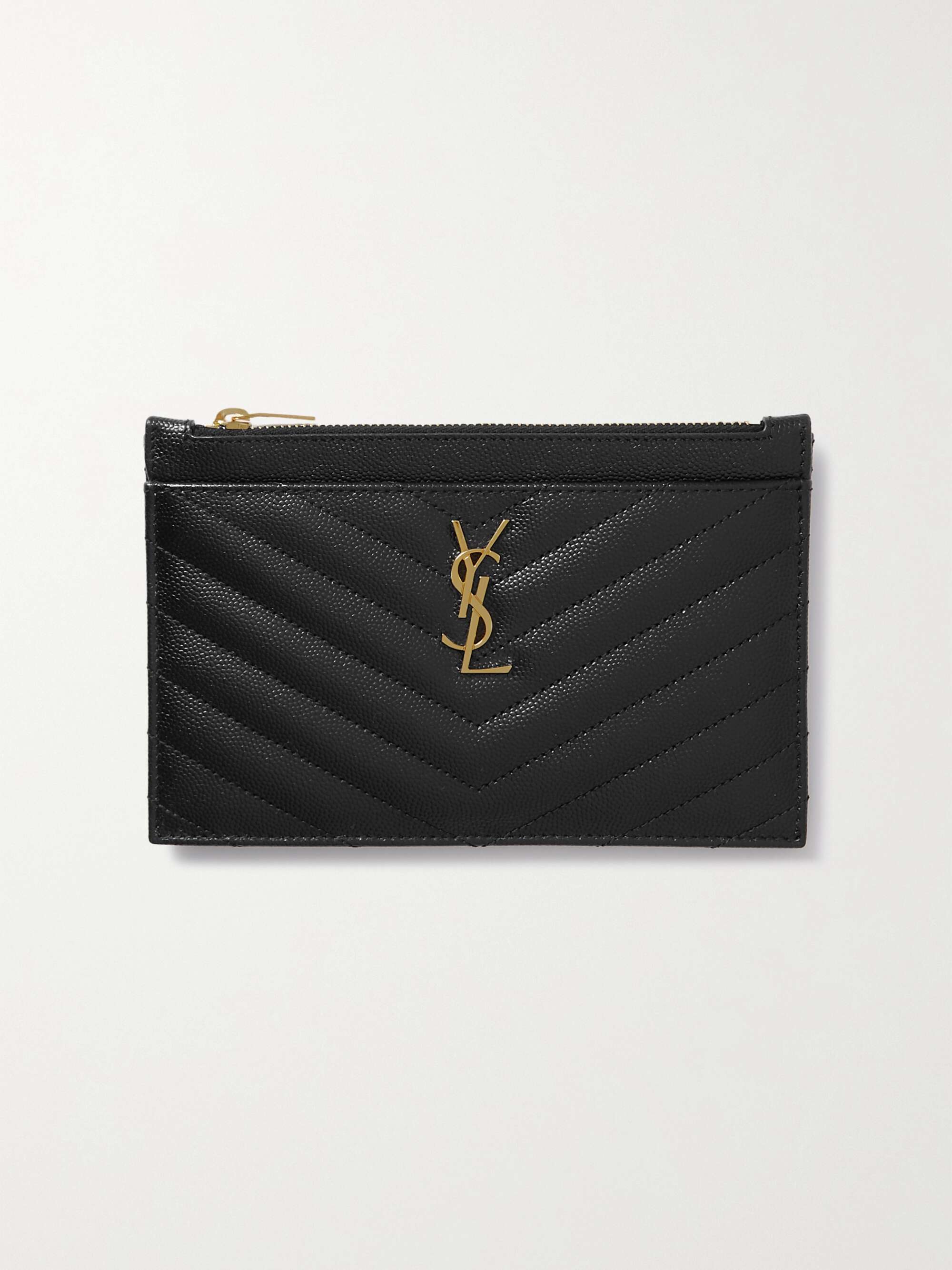 Saint Laurent Monogram Quilted Wallet