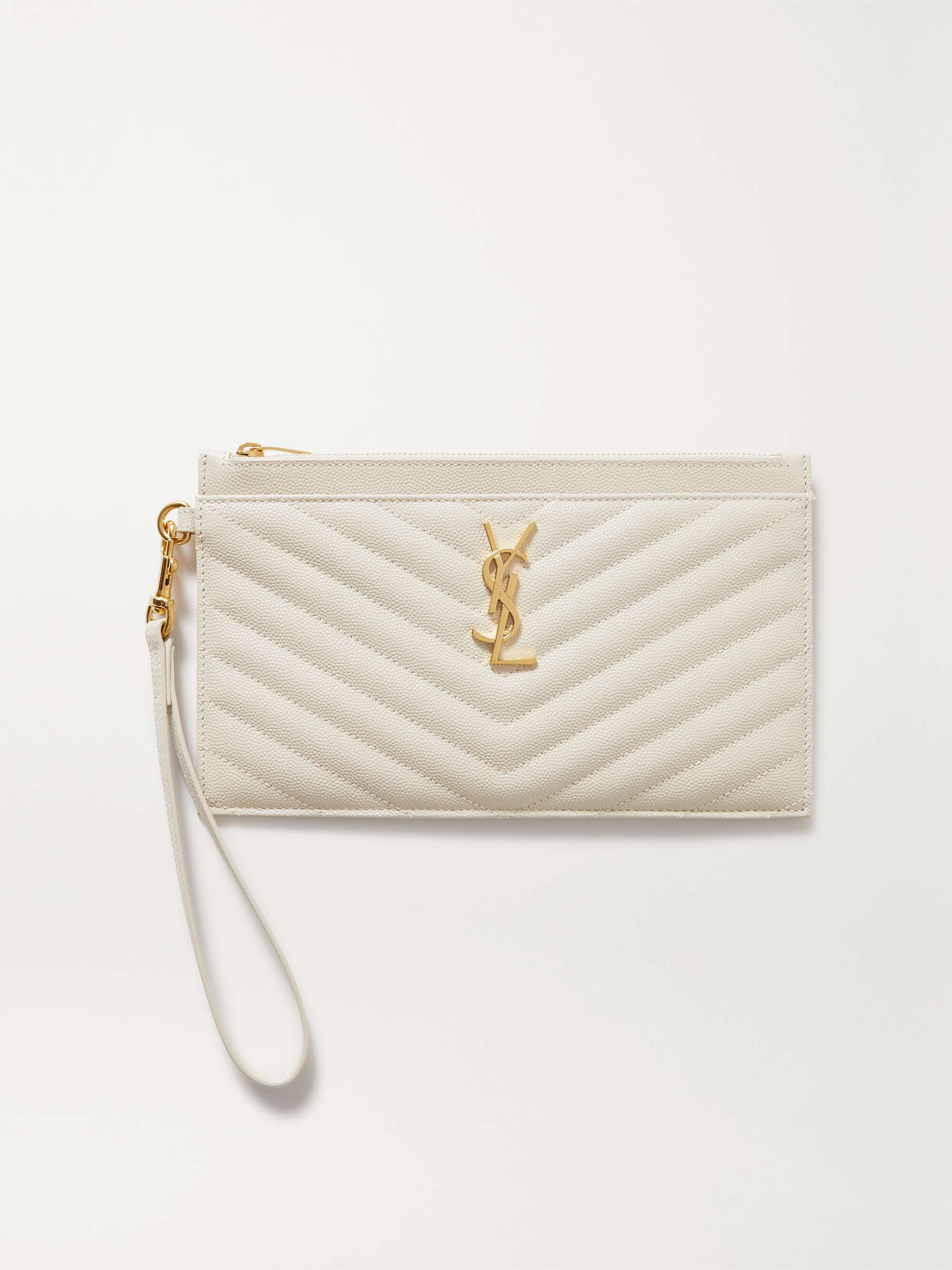 ysl quilted pouch