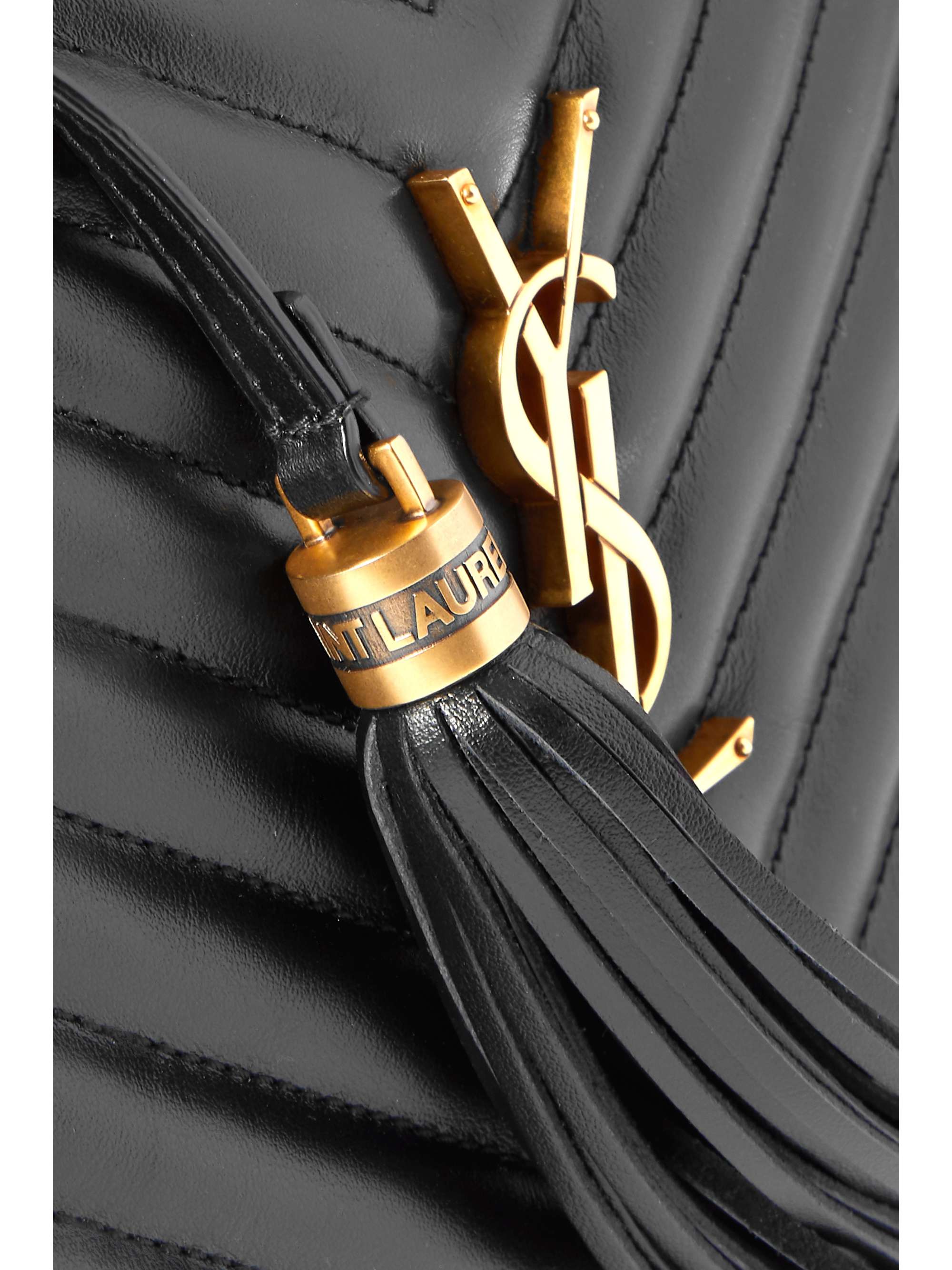 SAINT LAURENT Lou medium quilted leather shoulder bag