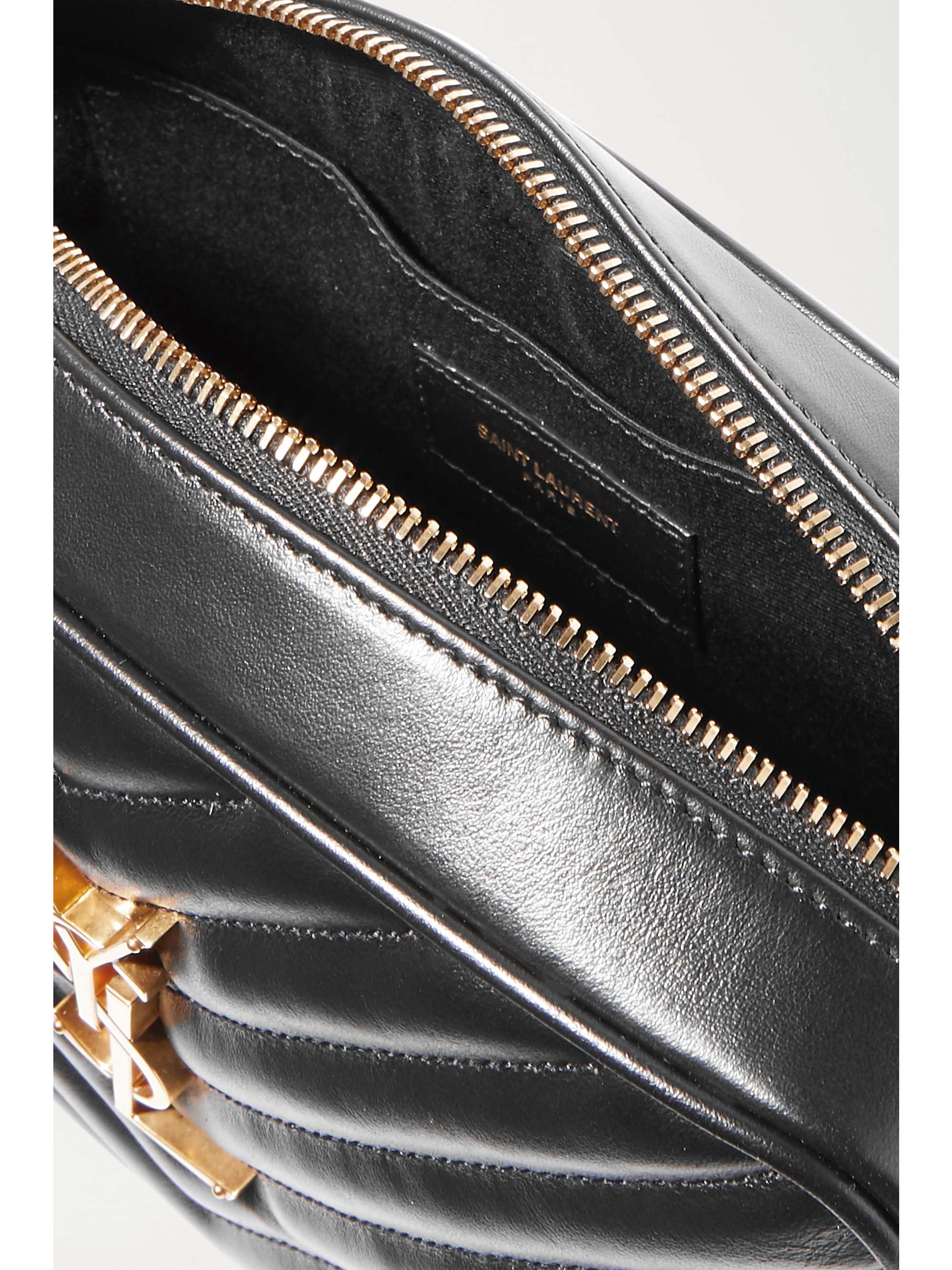 SAINT LAURENT Lou Camera quilted leather shoulder bag NETAPORTER