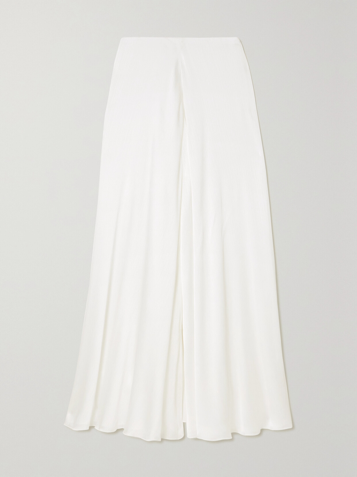 Galvan Felicity Crepon Maxi Skirt In White