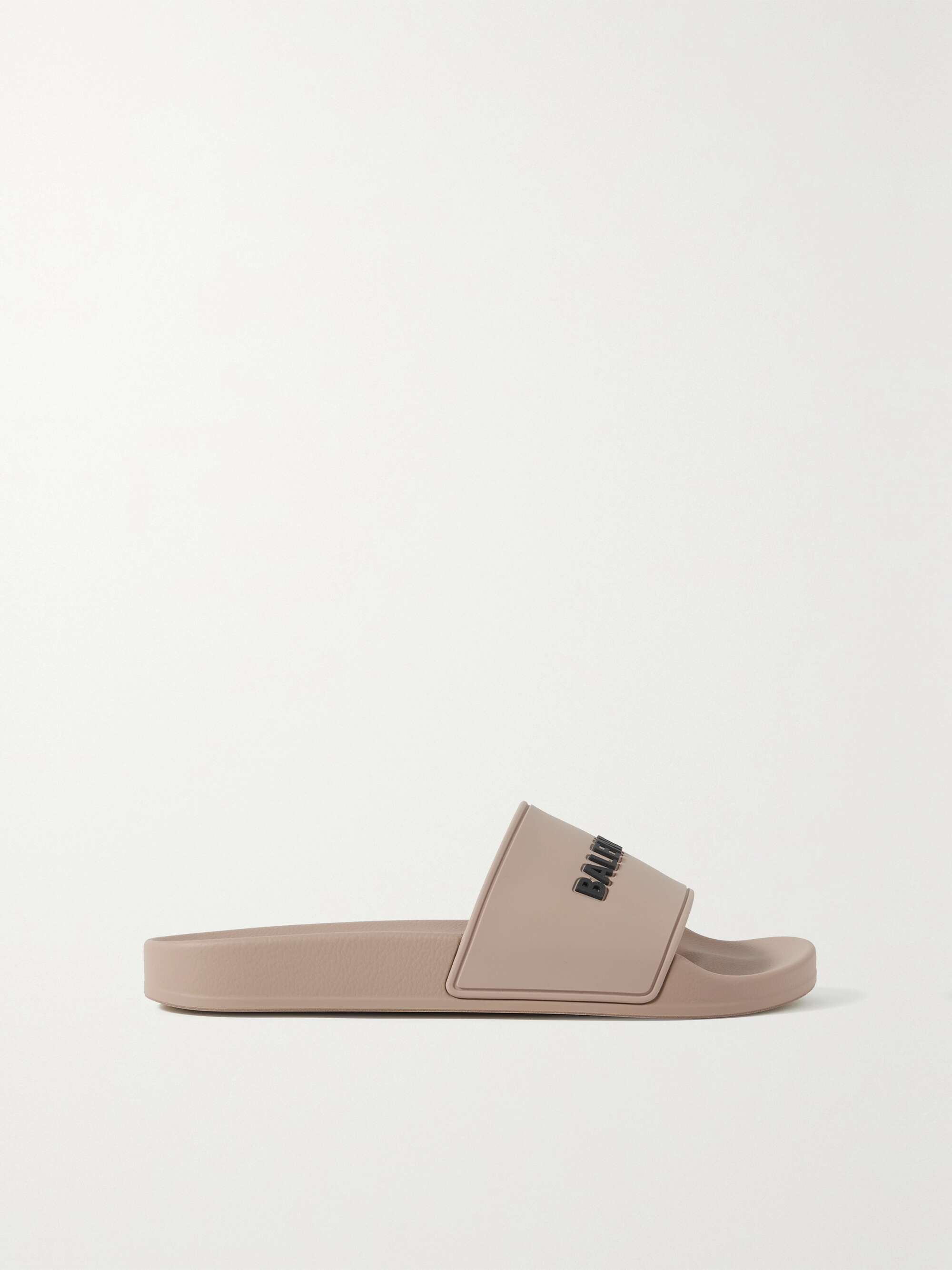 svindler mynte kronblad BALENCIAGA Piscine logo-embossed rubber slides | NET-A-PORTER