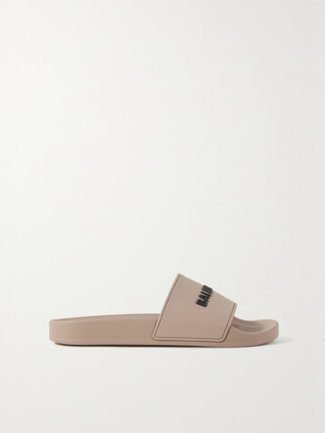 Balenciaga Piscine logo-embossed rubber slides