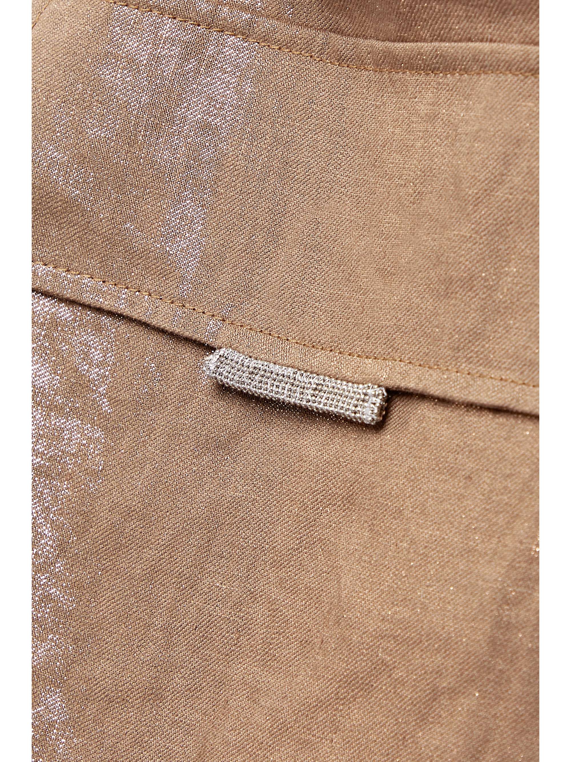 BRUNELLO CUCINELLI Metallic linen-twill playsuit