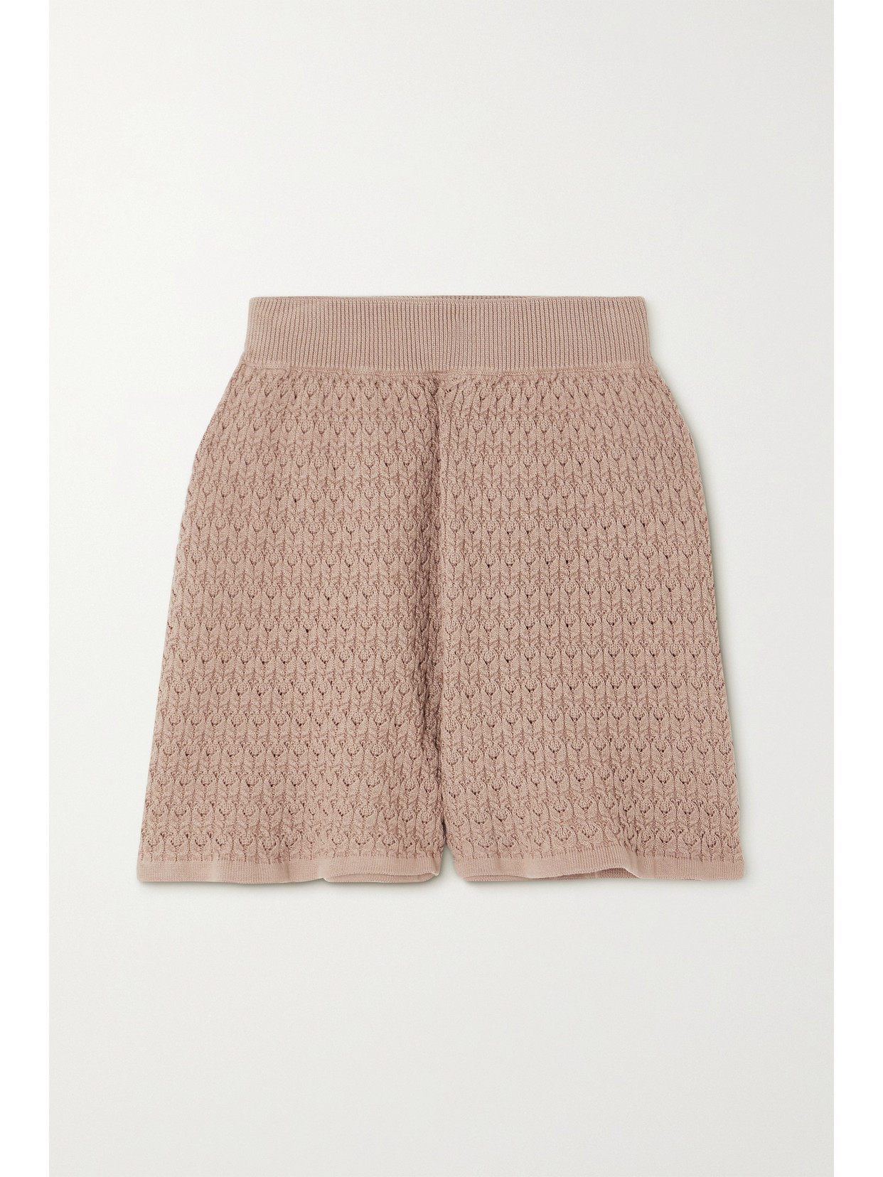 MR MITTENS Pointelle-knit Cotton Shorts