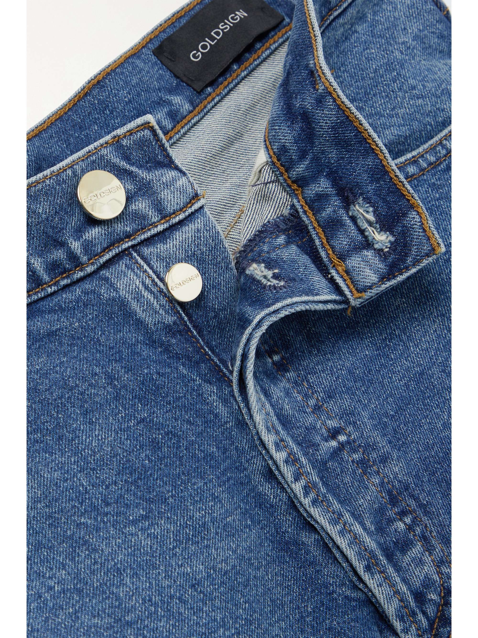 GOLDSIGN + NET SUSTAIN high-rise straight-leg jeans