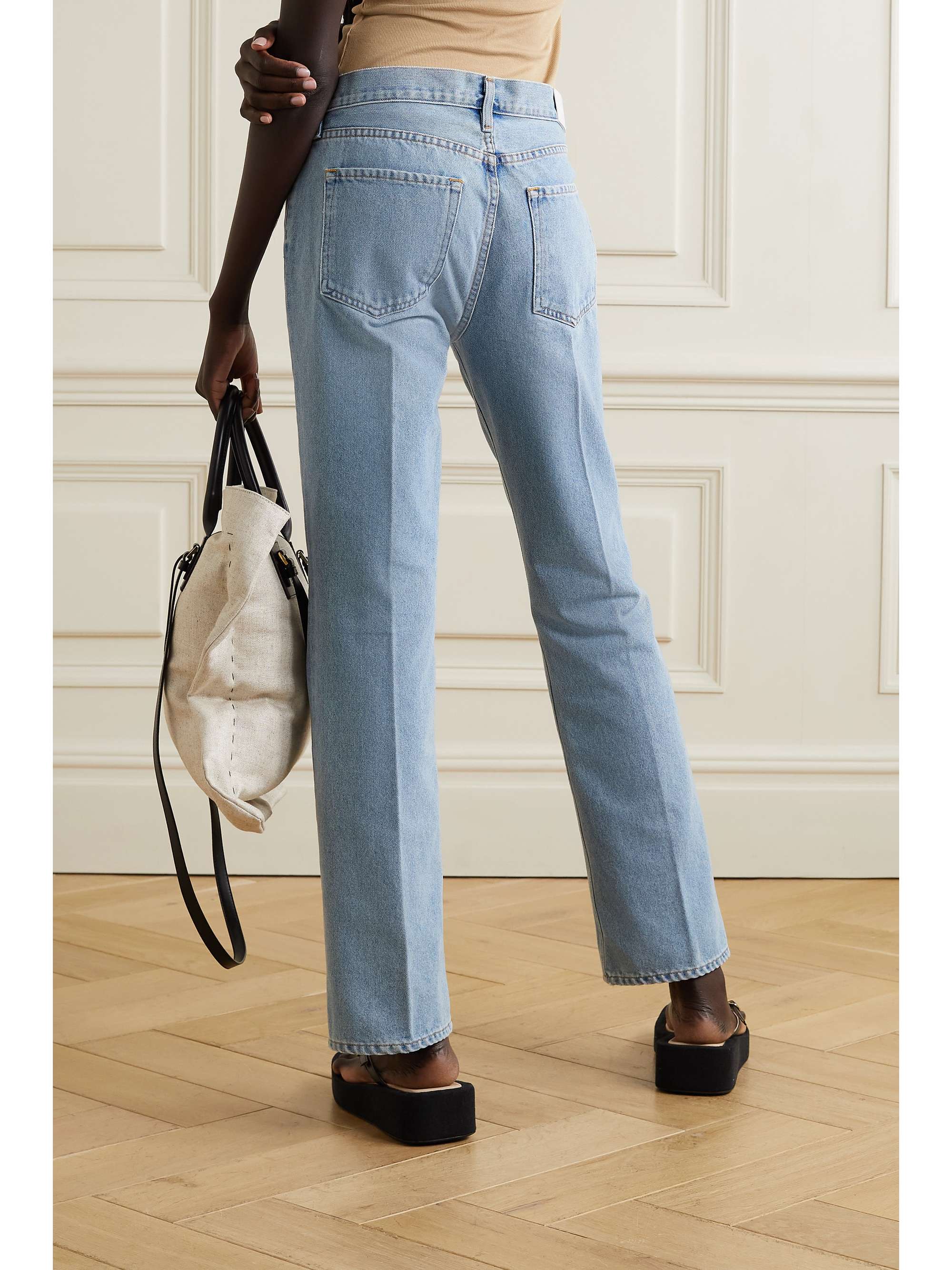 GOLDSIGN + NET SUSTAIN The Nineties high-rise bootcut jeans