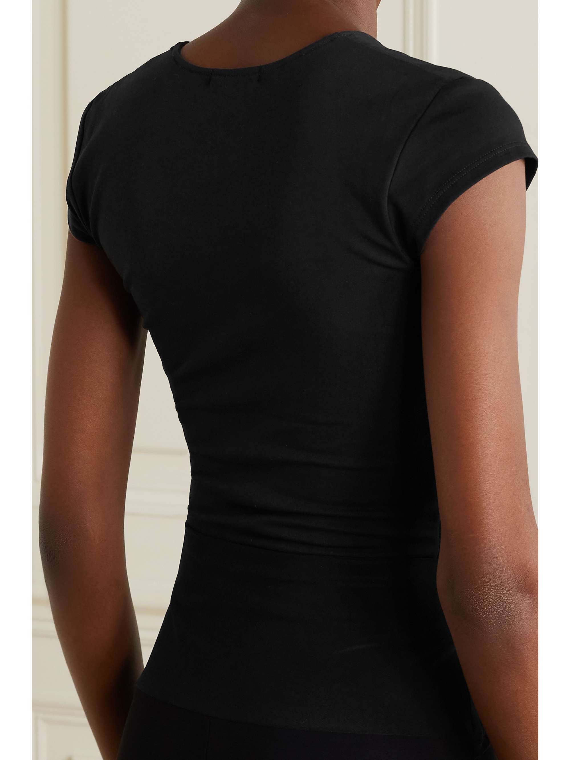 ATM ANTHONY THOMAS MELILLO Stretch Pima cotton-jersey thong bodysuit