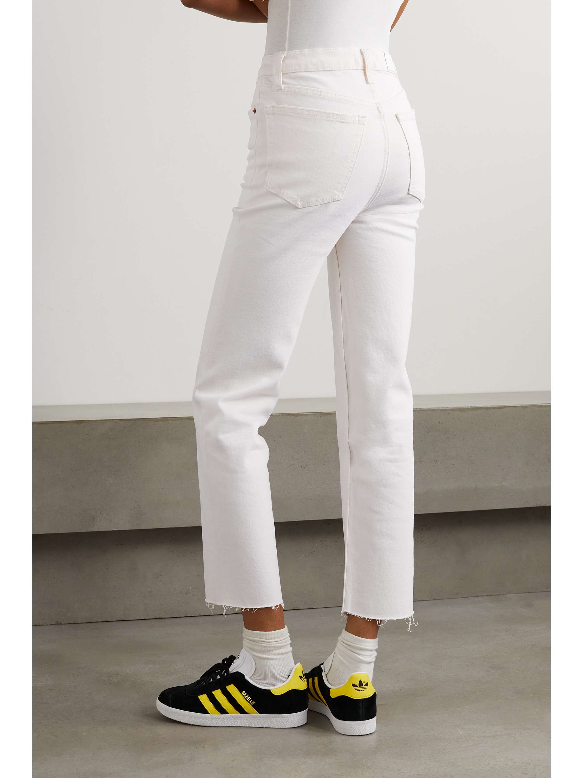 RE/DONE + NET SUSTAIN 90s High Rise Stove Pipe straight-leg jeans