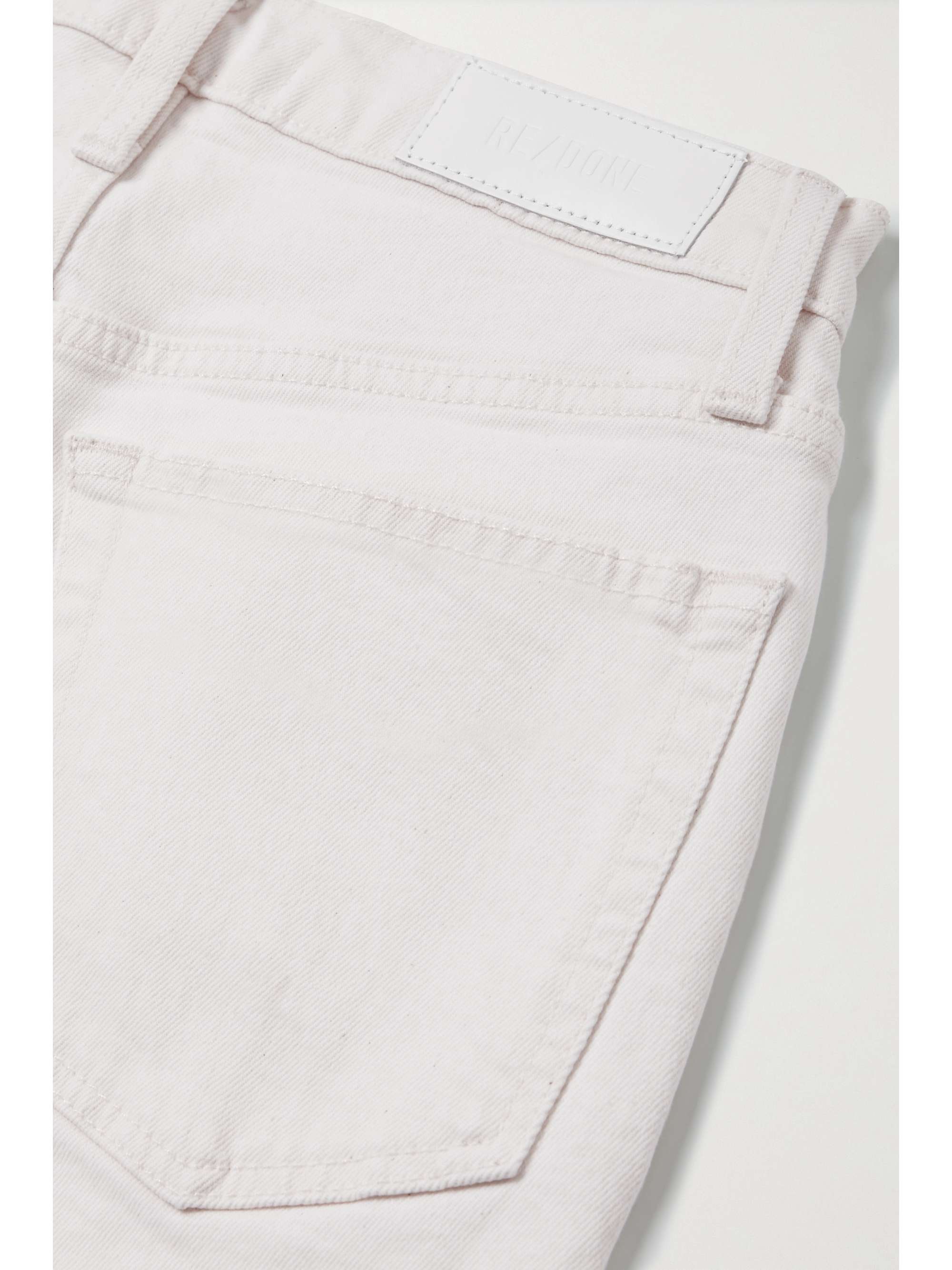 RE/DONE + NET SUSTAIN 90s High Rise Stove Pipe straight-leg jeans
