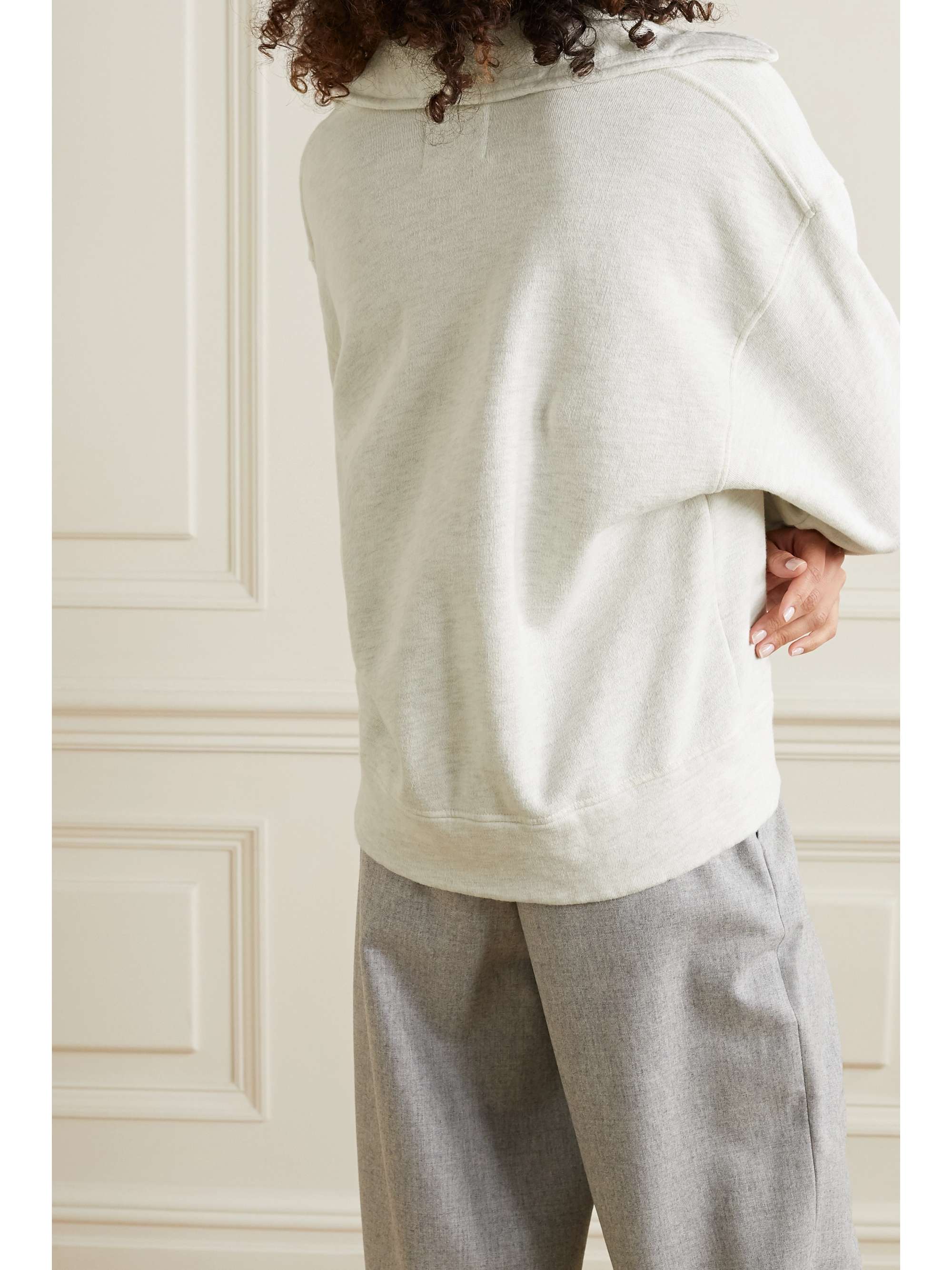 CITIZENS OF HUMANITY Rosalia mélange cotton-jersey sweatshirt