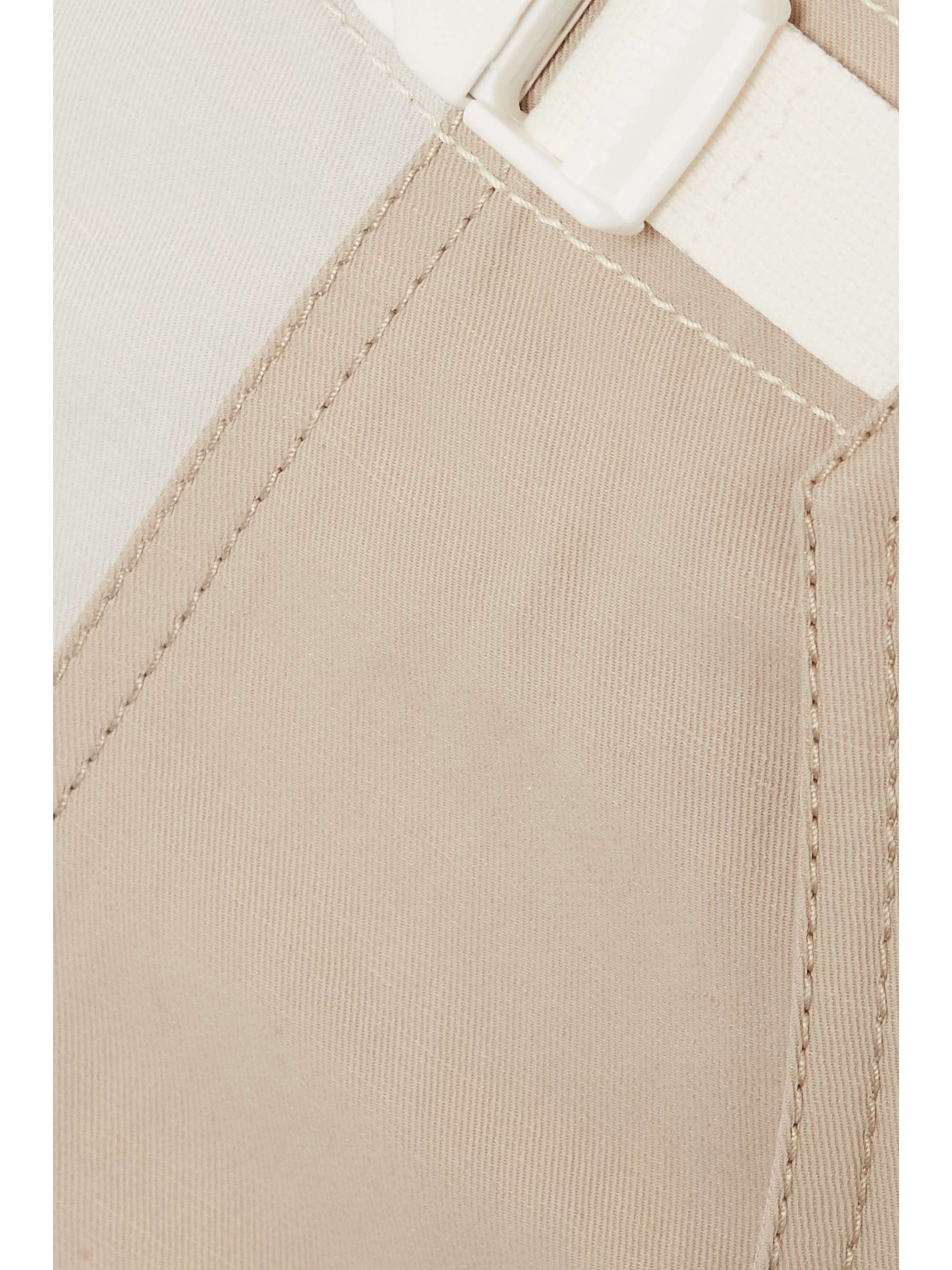 STELLA MCCARTNEY Brooke color-block paneled twill tapered pants