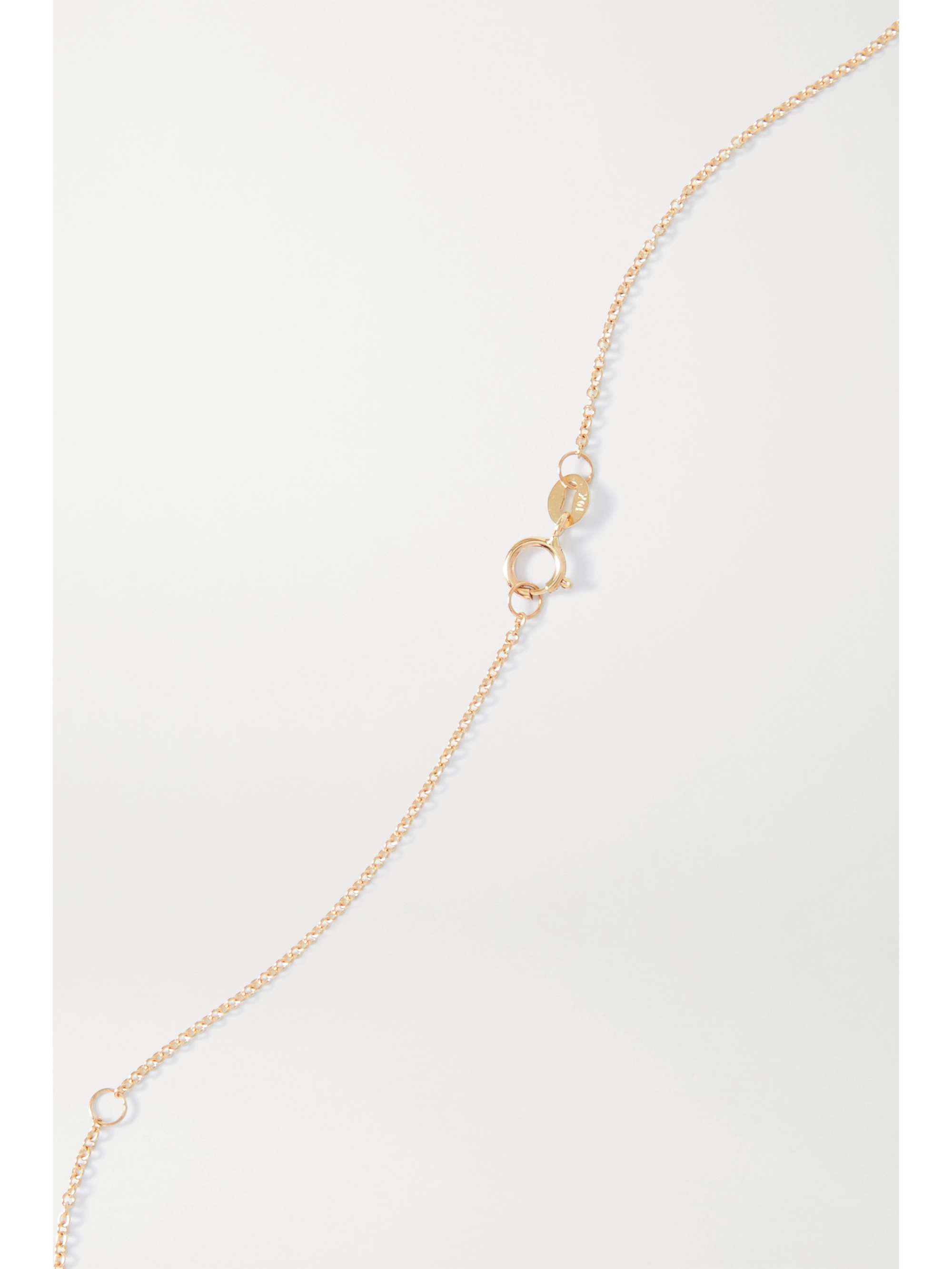 STONE AND STRAND Birthstone gold multi-stone necklace
